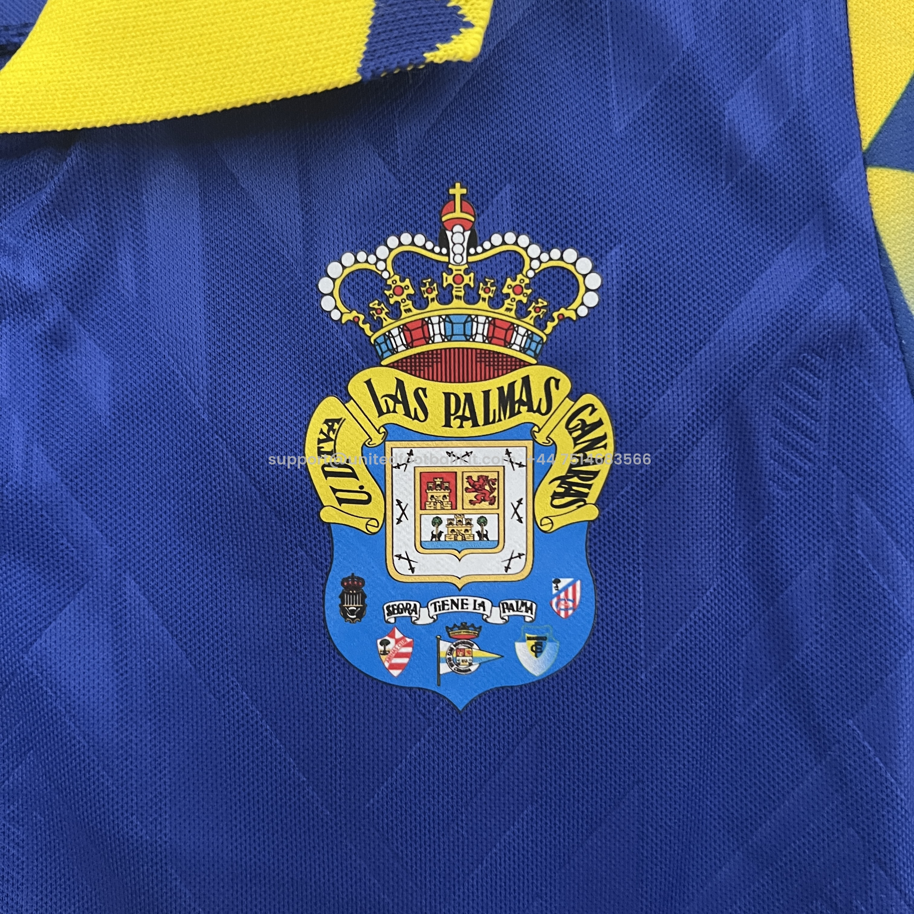 Unitedfootballkit.com | Las Palmas 24-25 Away Kids Kit -Customize Name, Number and Patch | Worldwide Shipping