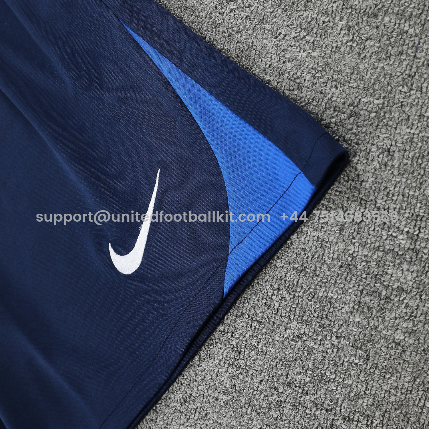 Unitedfootballkit.com | Paris Saint-Germain PSG 25-26 Vest Training Set - Red Vest & Deep Blue Shorts -Customize Name, Number and Patch | Worldwide Shipping