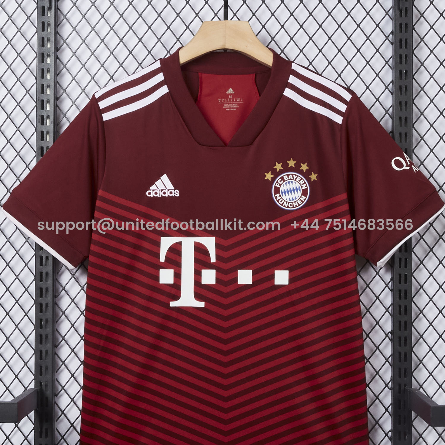 Unitedfootballkit.com | Retro Bayern Munich 2021-22 Home Jersey -Customize Name, Number and Patch | Worldwide Shipping