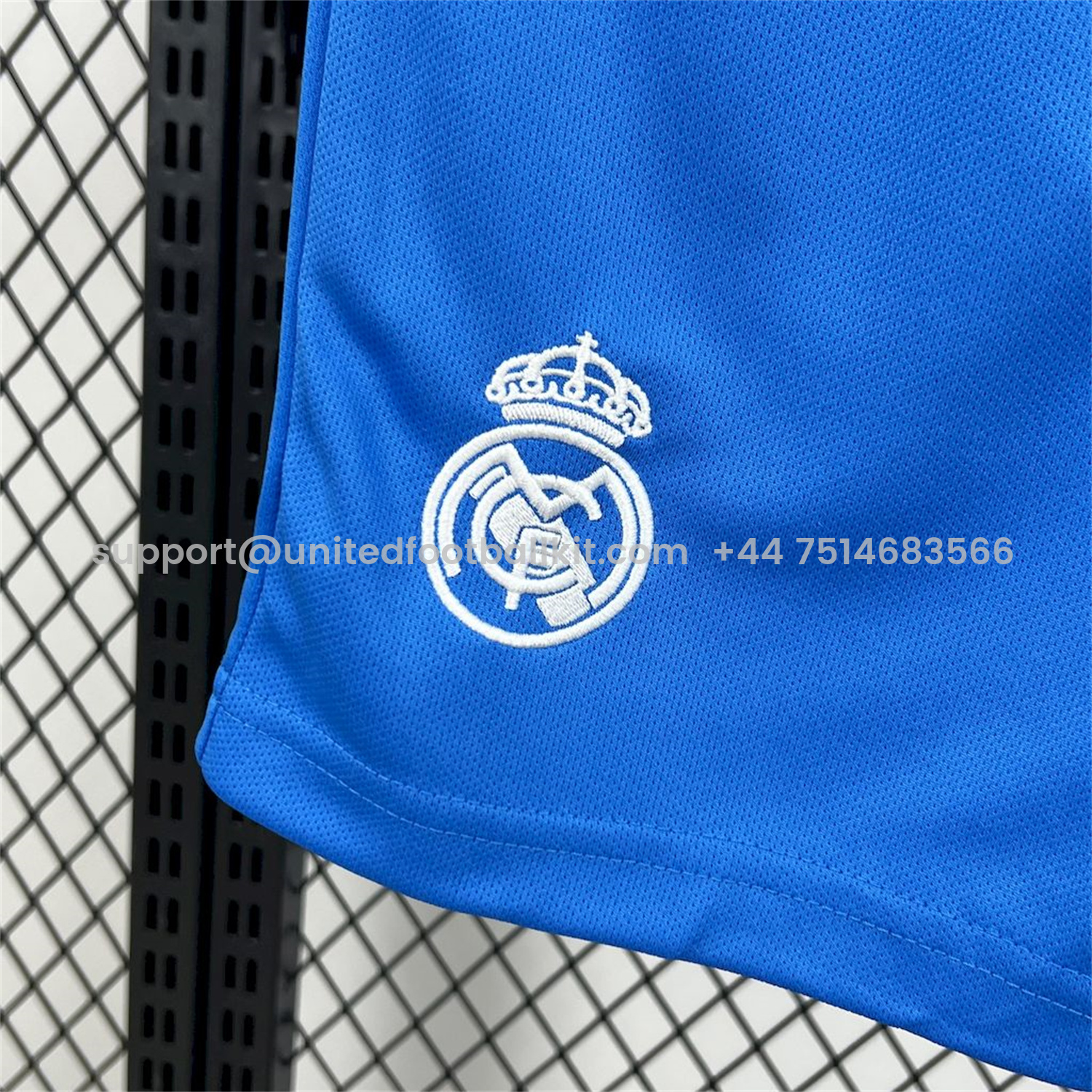 Unitedfootballkit.com | Real Madrid 25-26 Blue Pre-Match Traning Kids Kit -Customize Name, Number and Patch | Worldwide Shipping