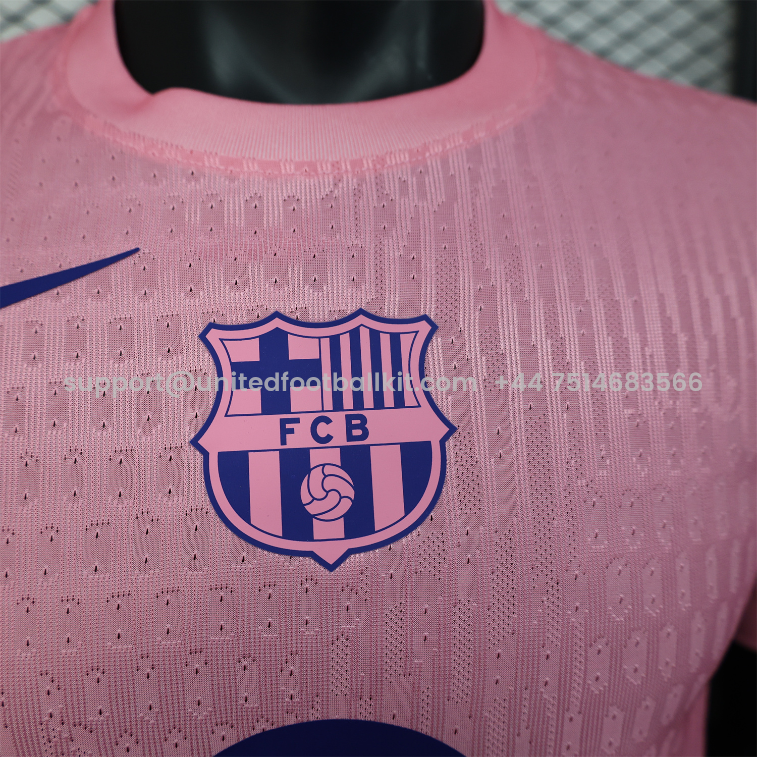 Unitedfootballkit.com | Barcelona 25-26 Pink Special Edition Jersey - Player Version -Customize Name, Number and Patch | Worldwide Shipping