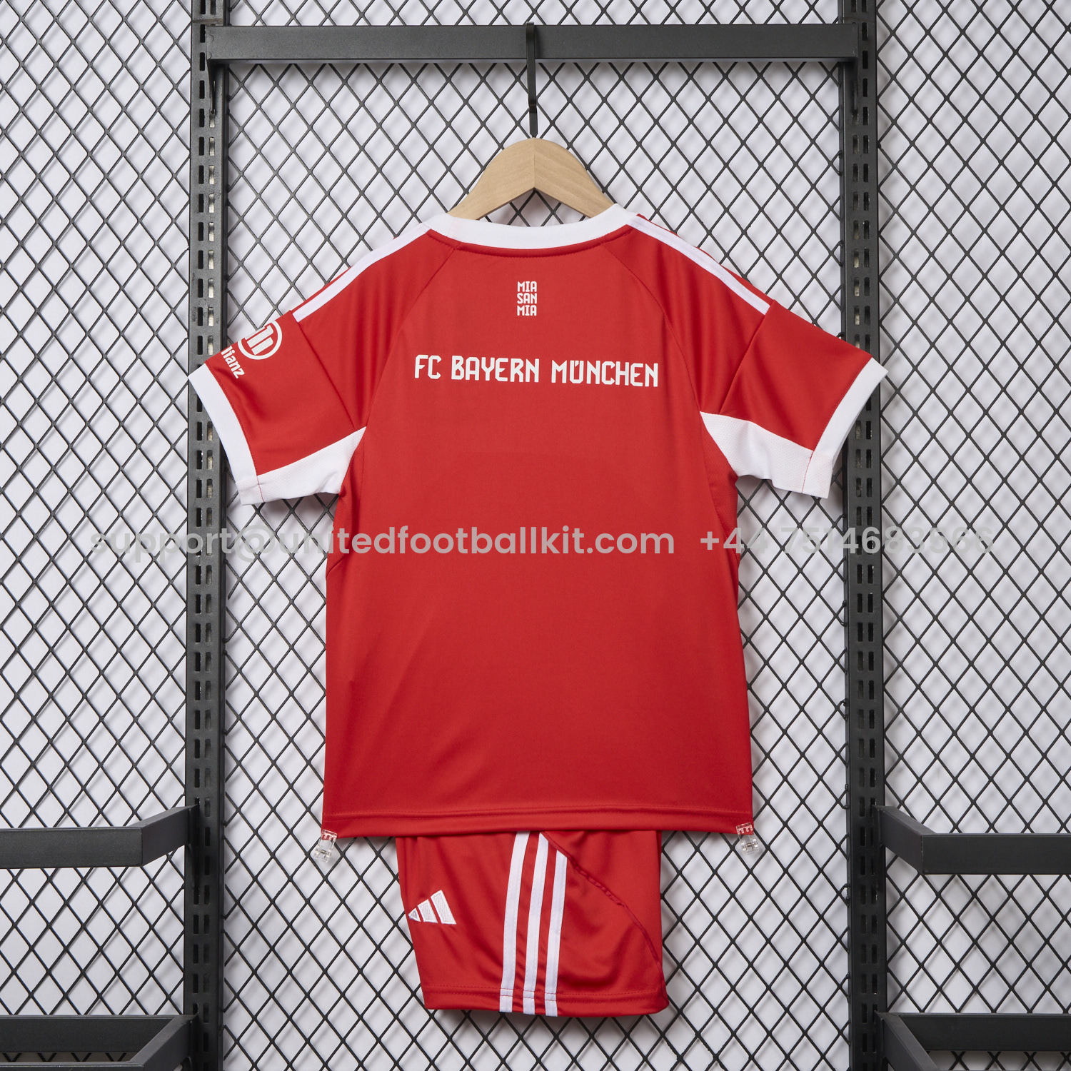 Unitedfootballkit.com | Bayern Munich 25-26 Home Kids Kit -Customize Name, Number and Patch | Worldwide Shipping
