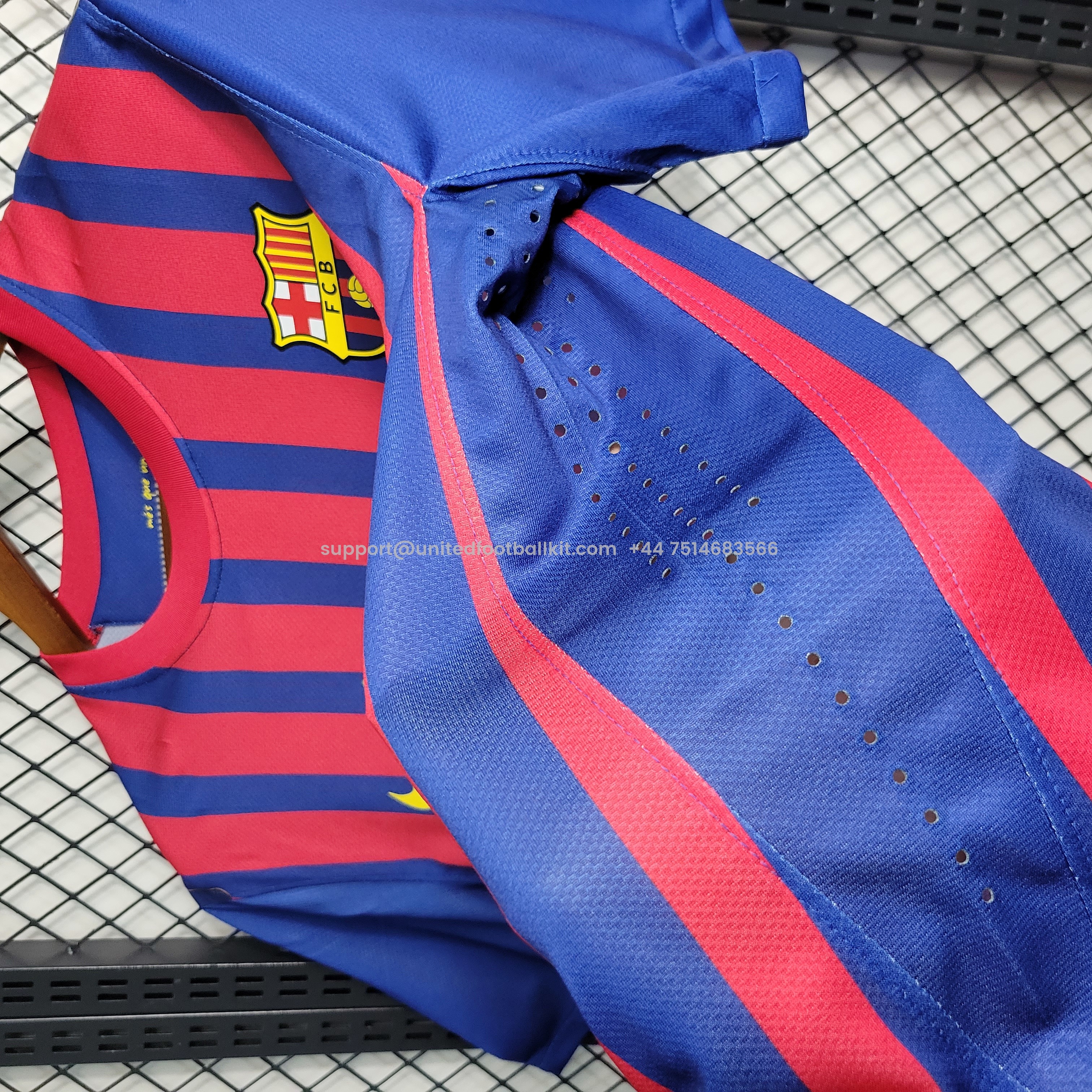 Unitedfootballkit.com | Retro Barcelona 11-12 Home Stadium Jersey -Customize Name, Number and Patch | Worldwide Shipping
