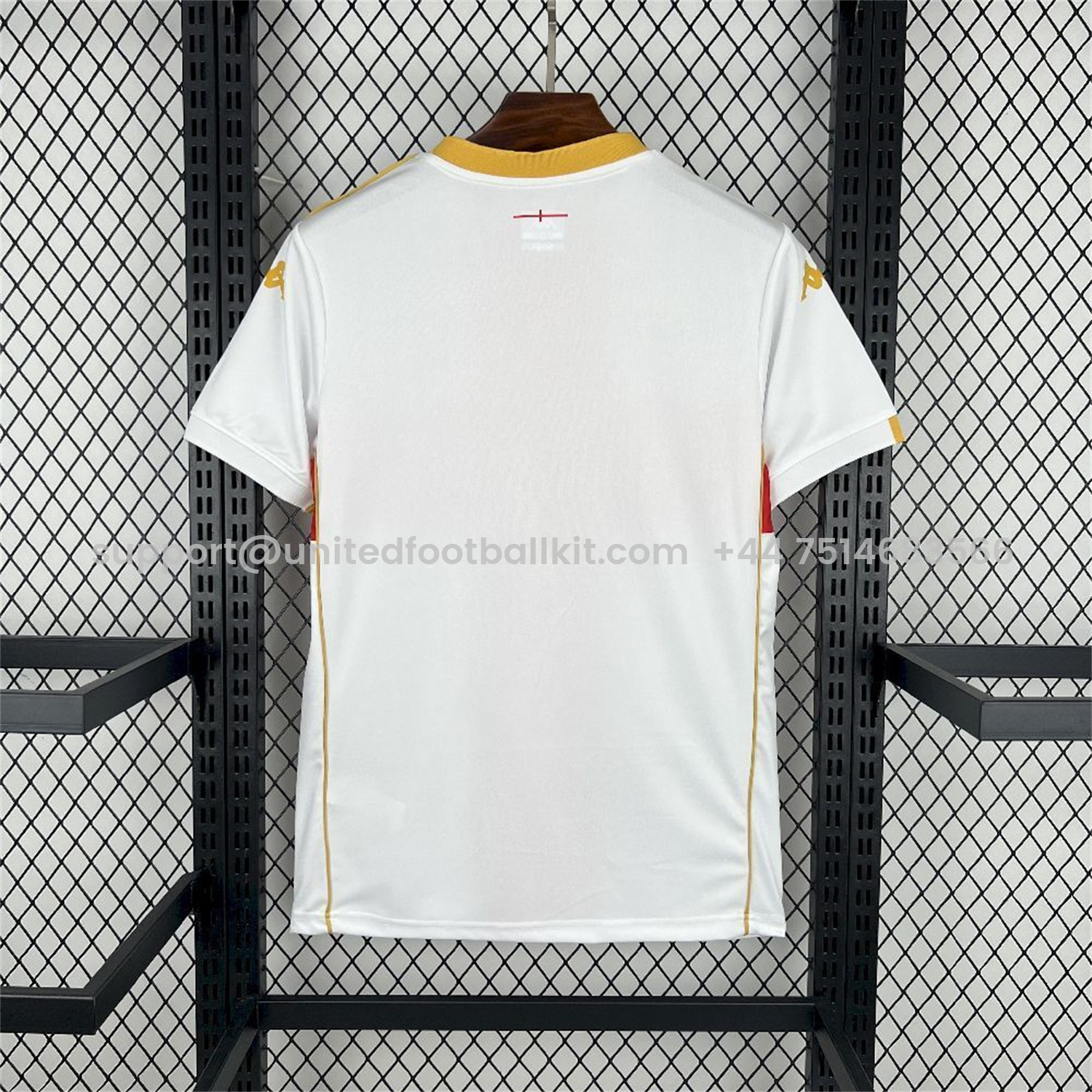 Unitedfootballkit.com | Genoa 25-26 Away Jersey - Fans Version -Customize Name, Number and Patch | Worldwide Shipping