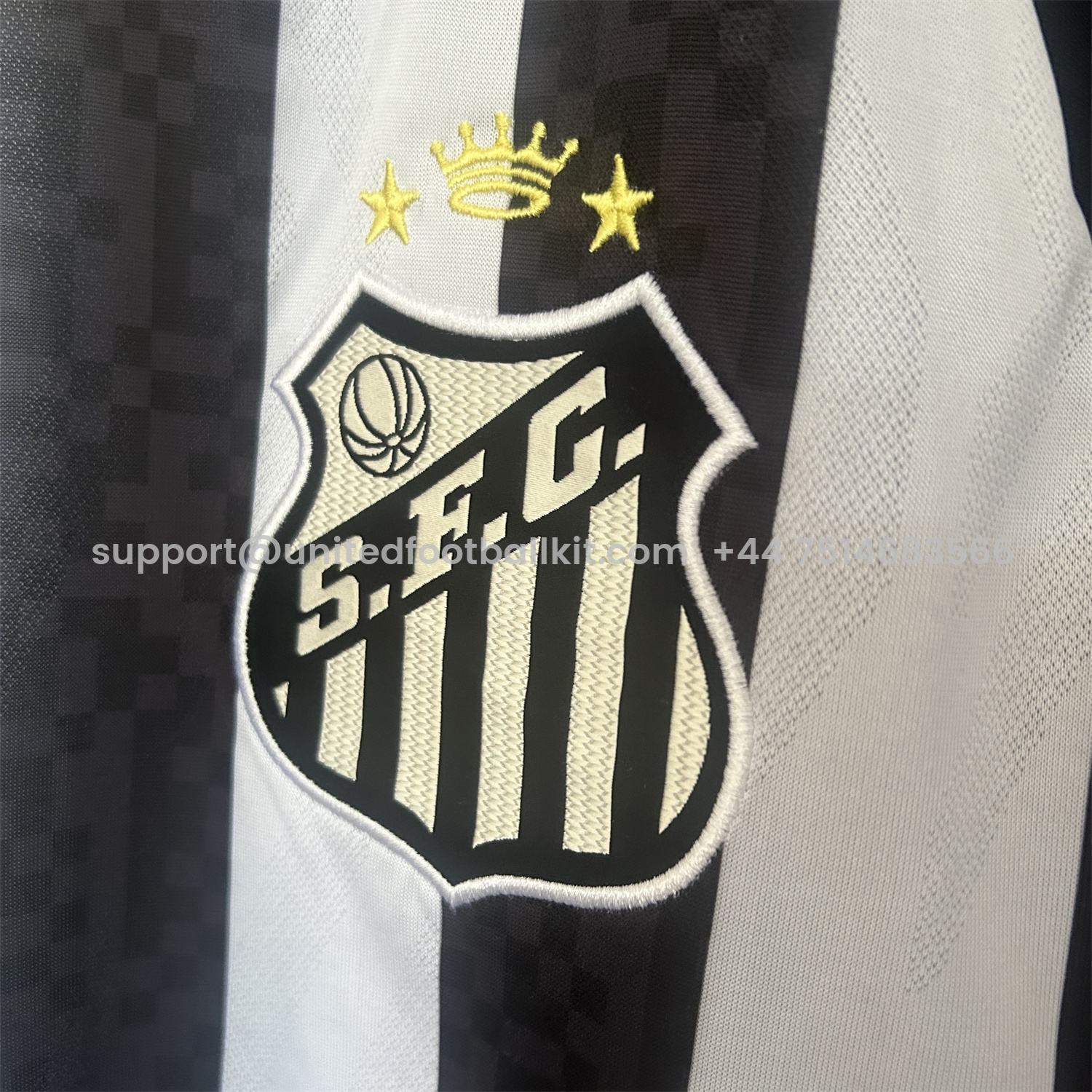 Unitedfootballkit.com | Santos 25-26 Away Unsponsored Jersey - Fans Version -Customize Name, Number and Patch | Worldwide Shipping