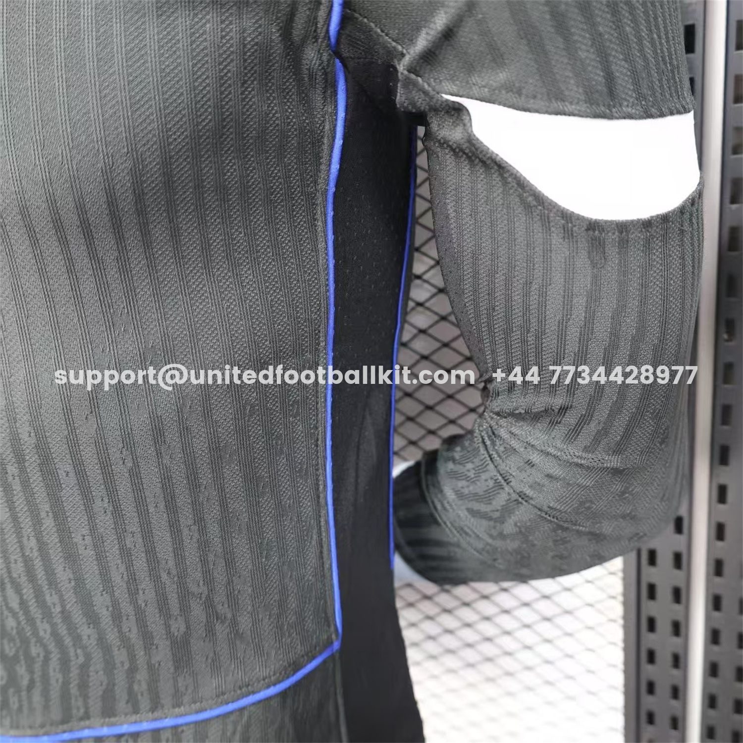 Unitedfootballkit.com | C.H.E.L.S.E.A 25-26 Third Long Unsponsored Black Jersey - Player Version -Customize Name, Number and Patch | Worldwide Shipping