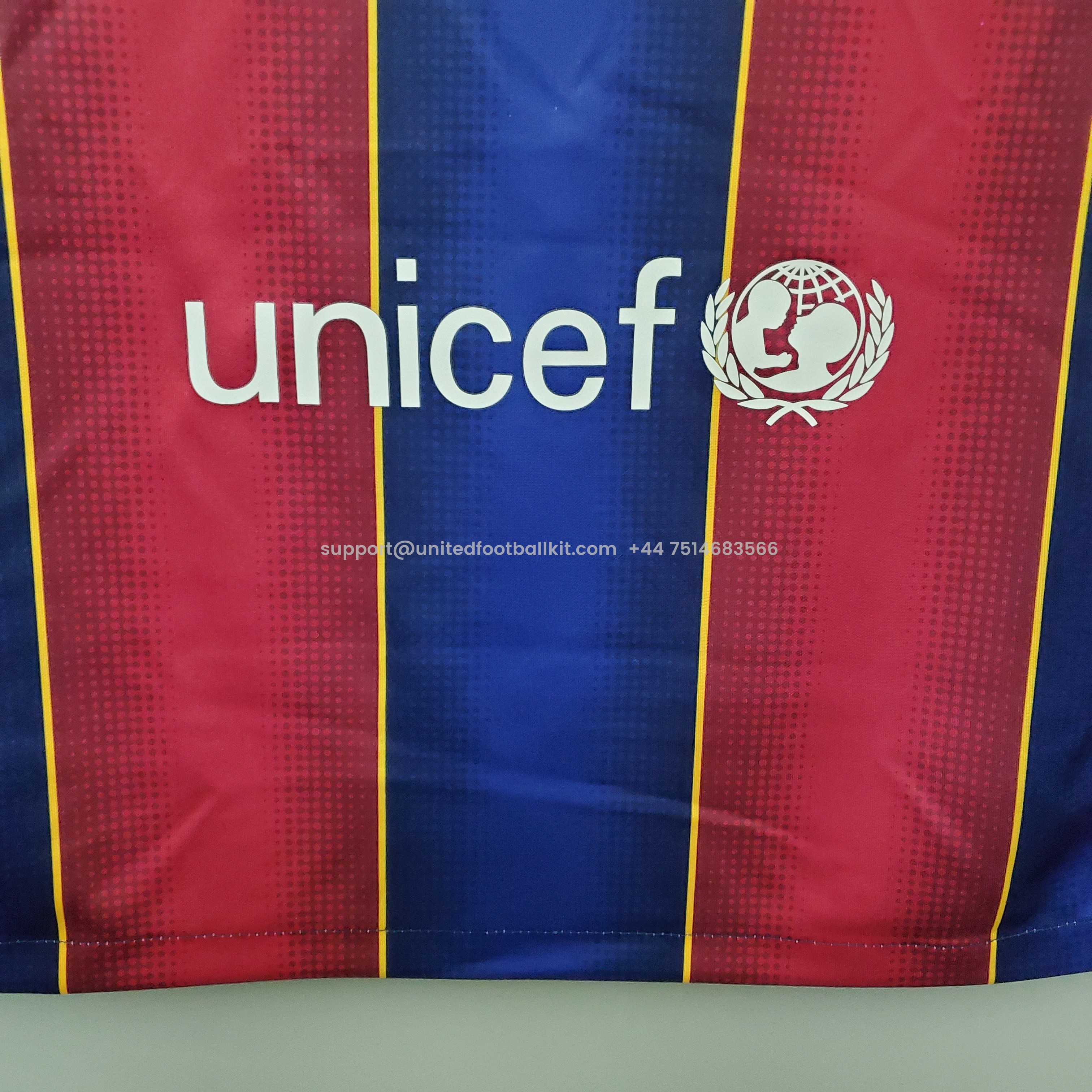Unitedfootballkit.com | Retro Barcelona 20-21 Home Stadium Jersey -Customize Name, Number and Patch | Worldwide Shipping