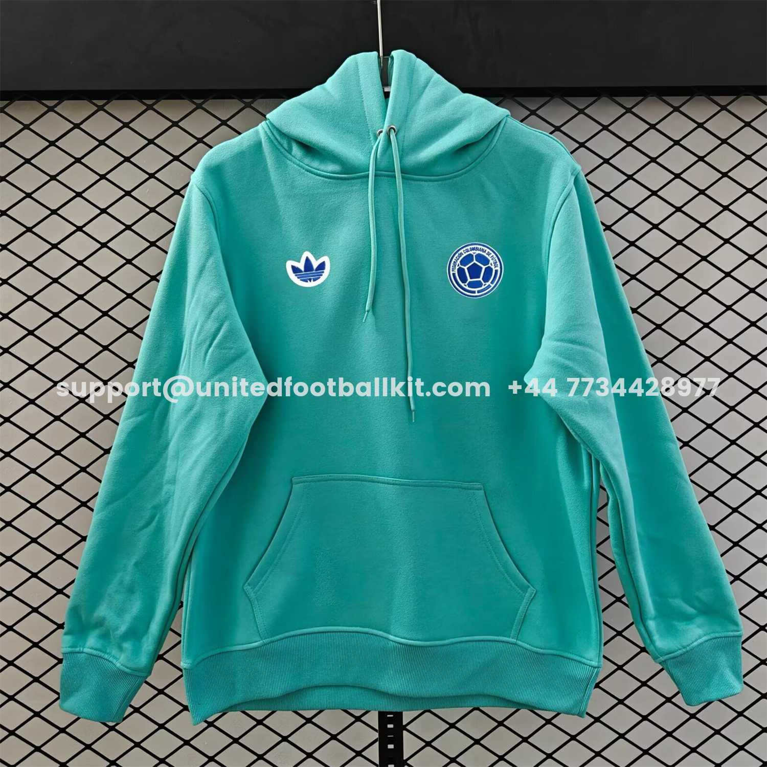 Unitedfootballkit.com | Colombia 2026 Terrace Icon Unisex Pullover Hoodie -Customize Name, Number and Patch | Worldwide Shipping