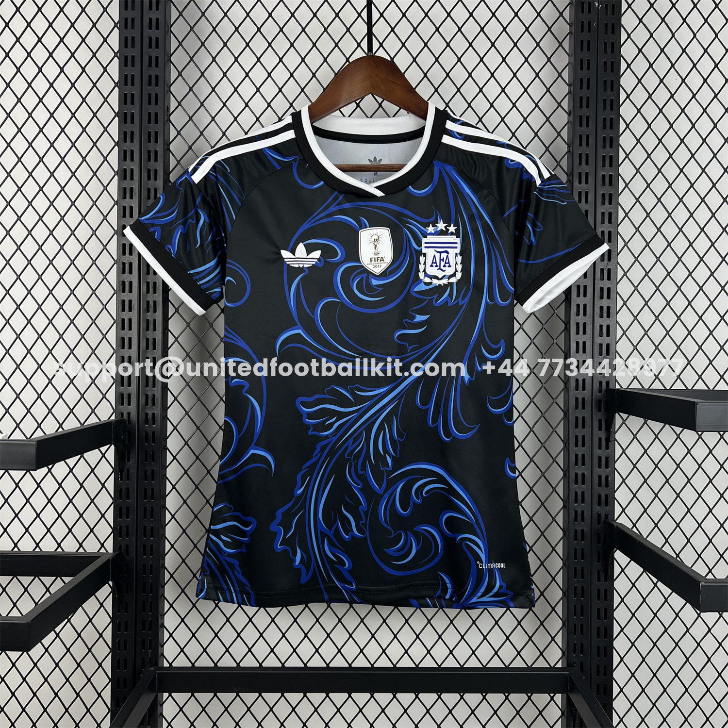 Unitedfootballkit.com | Women's Argentina 2026 Away Jersey - Fans Version -Customize Name, Number and Patch | Worldwide Shipping