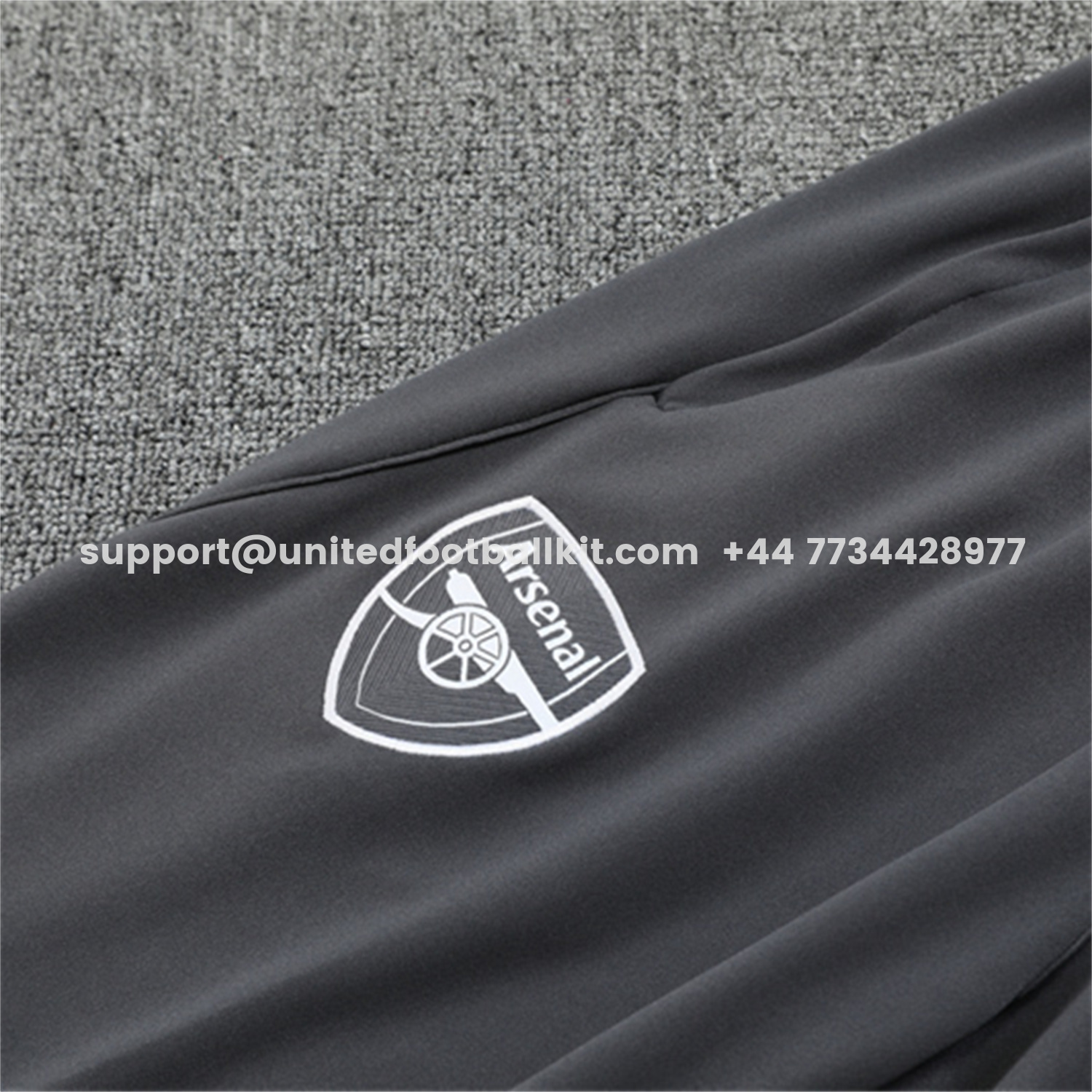 Unitedfootballkit.com | Arsenal 25-26 Kids Long Sleeve Training Set - Wine Red Top & Grey Pants -Customize Name, Number and Patch | Worldwide Shipping