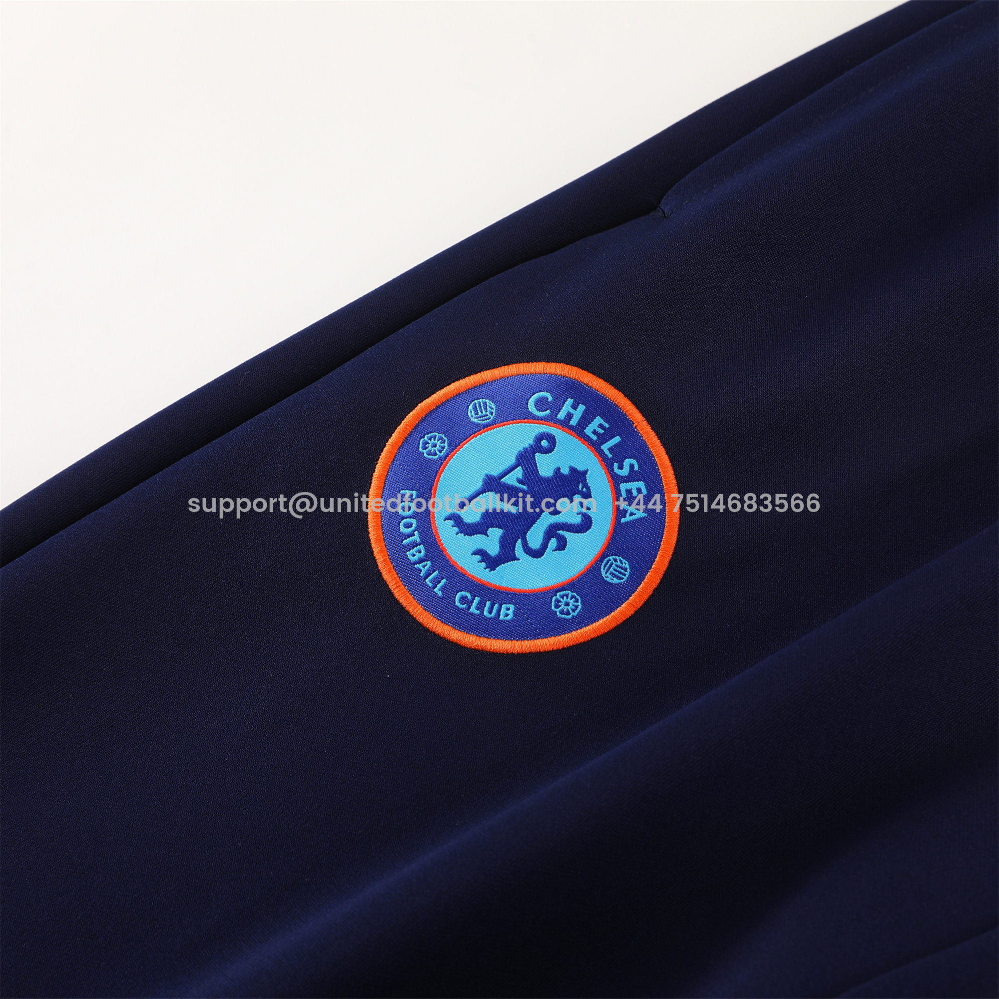 Unitedfootballkit.com | C.H.E.L.S.E.A 24-25 Jacket Training Tracksuit - Blue -Customize Name, Number and Patch | Worldwide Shipping