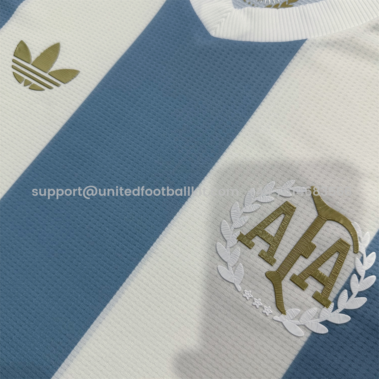 Unitedfootballkit.com | Argentina 24-25 Adi 50 Years Anniversary Jersey - Fans Version -Customize Name, Number and Patch | Worldwide Shipping