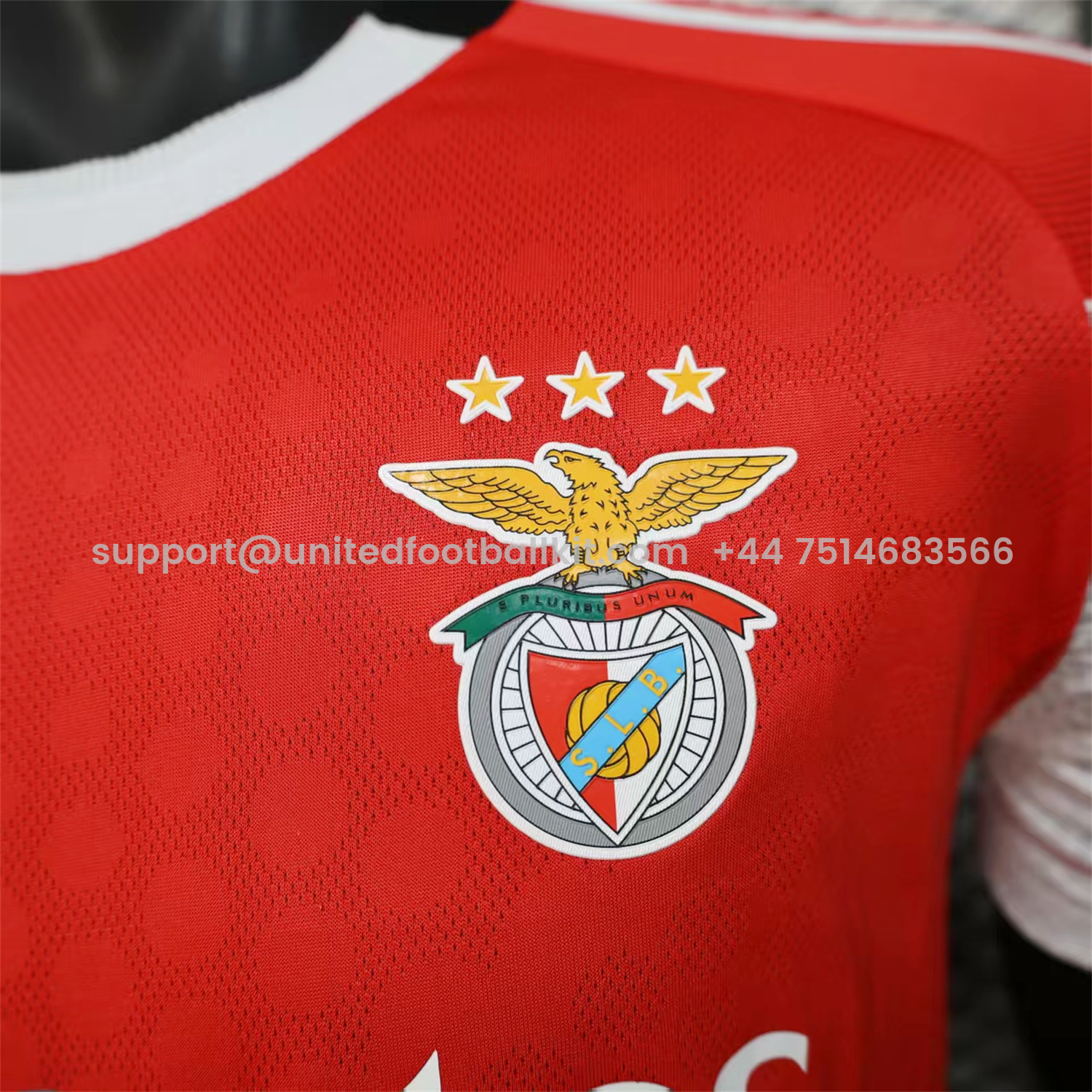 Unitedfootballkit.com | Benfica 25-26 Home Jersey - Player Version -Customize Name, Number and Patch | Worldwide Shipping