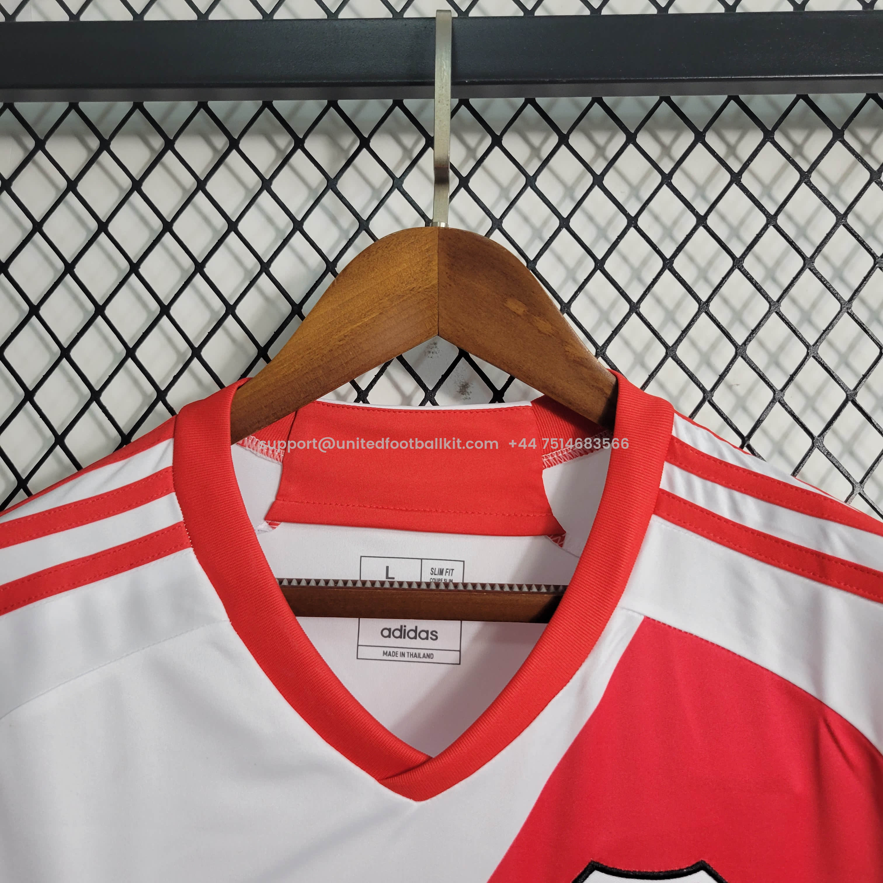 Unitedfootballkit.com | River Plate 2023 Home Stadium Jersey - Fans Version -Customize Name, Number and Patch | Worldwide Shipping