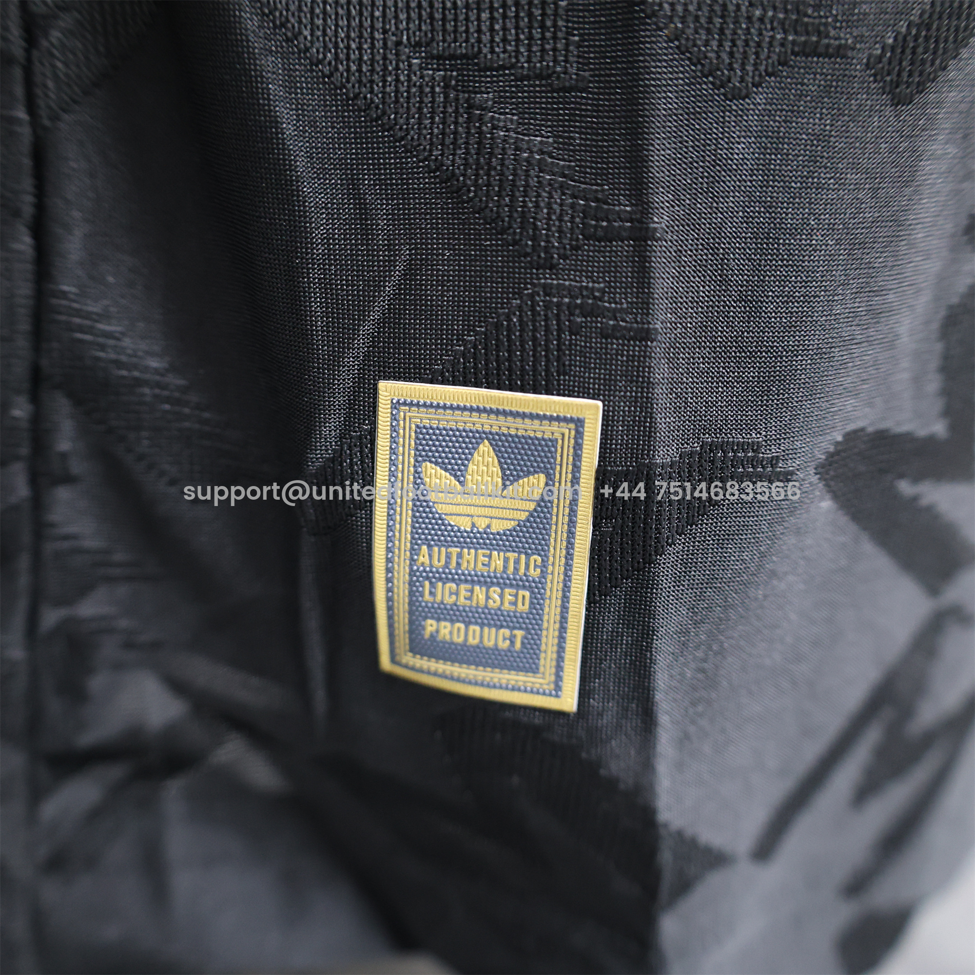 Unitedfootballkit.com | Manchester United 24-25 Black Trefoil Vintage Jersey - Player Version -Customize Name, Number and Patch | Worldwide Shipping