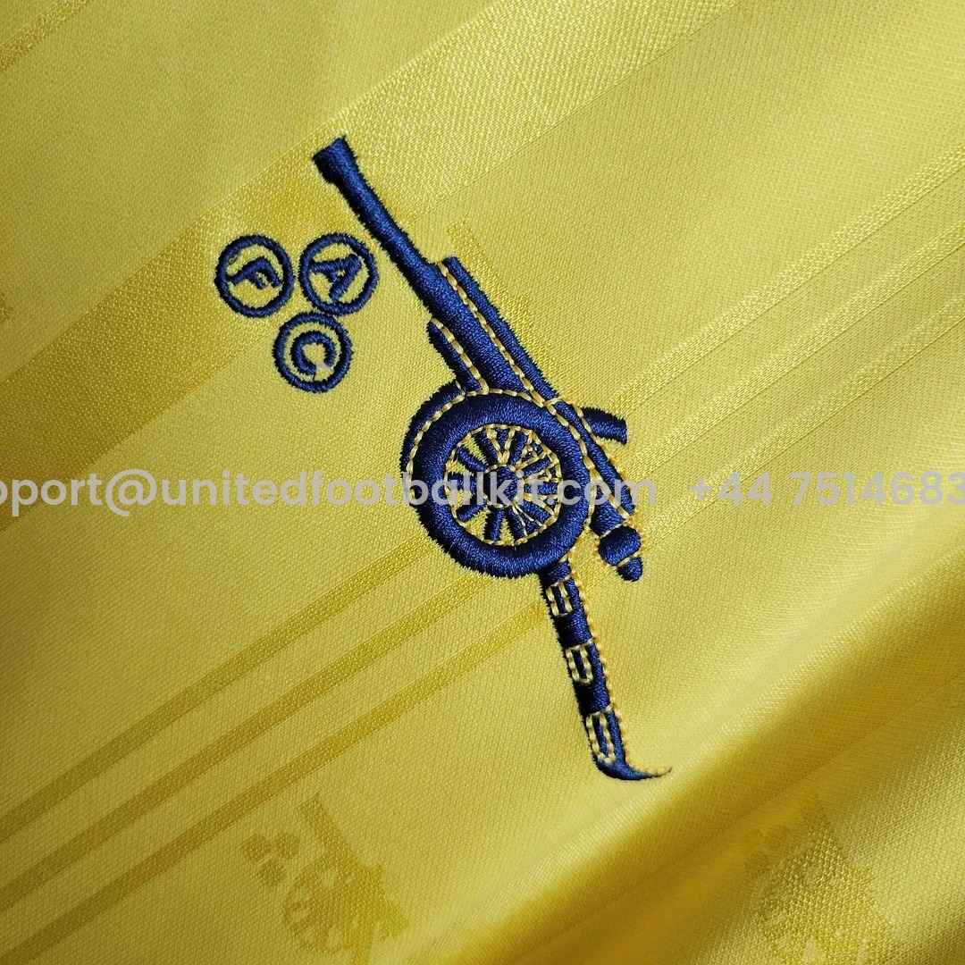 Unitedfootballkit.com | Retro Arsenal 88-90 Away Jersey -Customize Name, Number and Patch | Worldwide Shipping