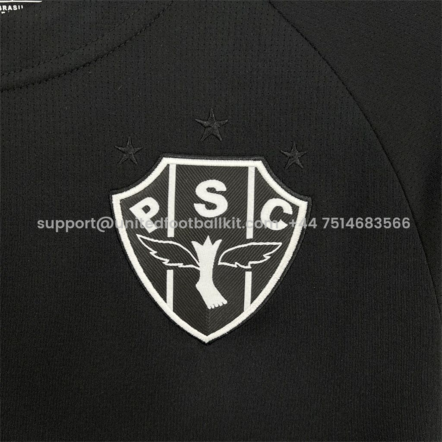 Unitedfootballkit.com | Paysandu 25-26 Black Training Unsponsored Jersey - Fans Version -Customize Name, Number and Patch | Worldwide Shipping