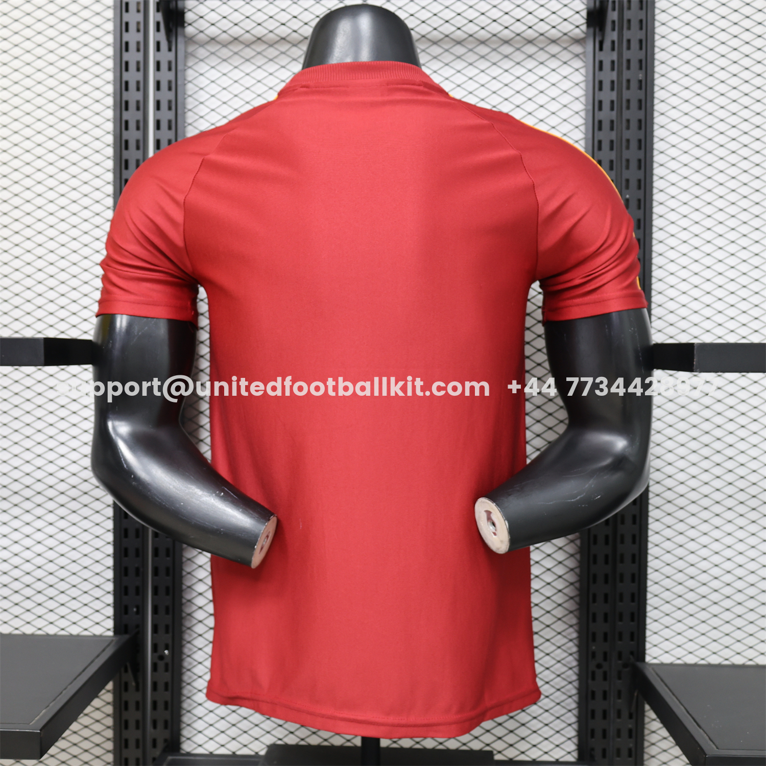 Unitedfootballkit.com | AS Roma 25-26 Retro Casual Style Red Special Jersey - Player Version -Customize Name, Number and Patch | Worldwide Shipping