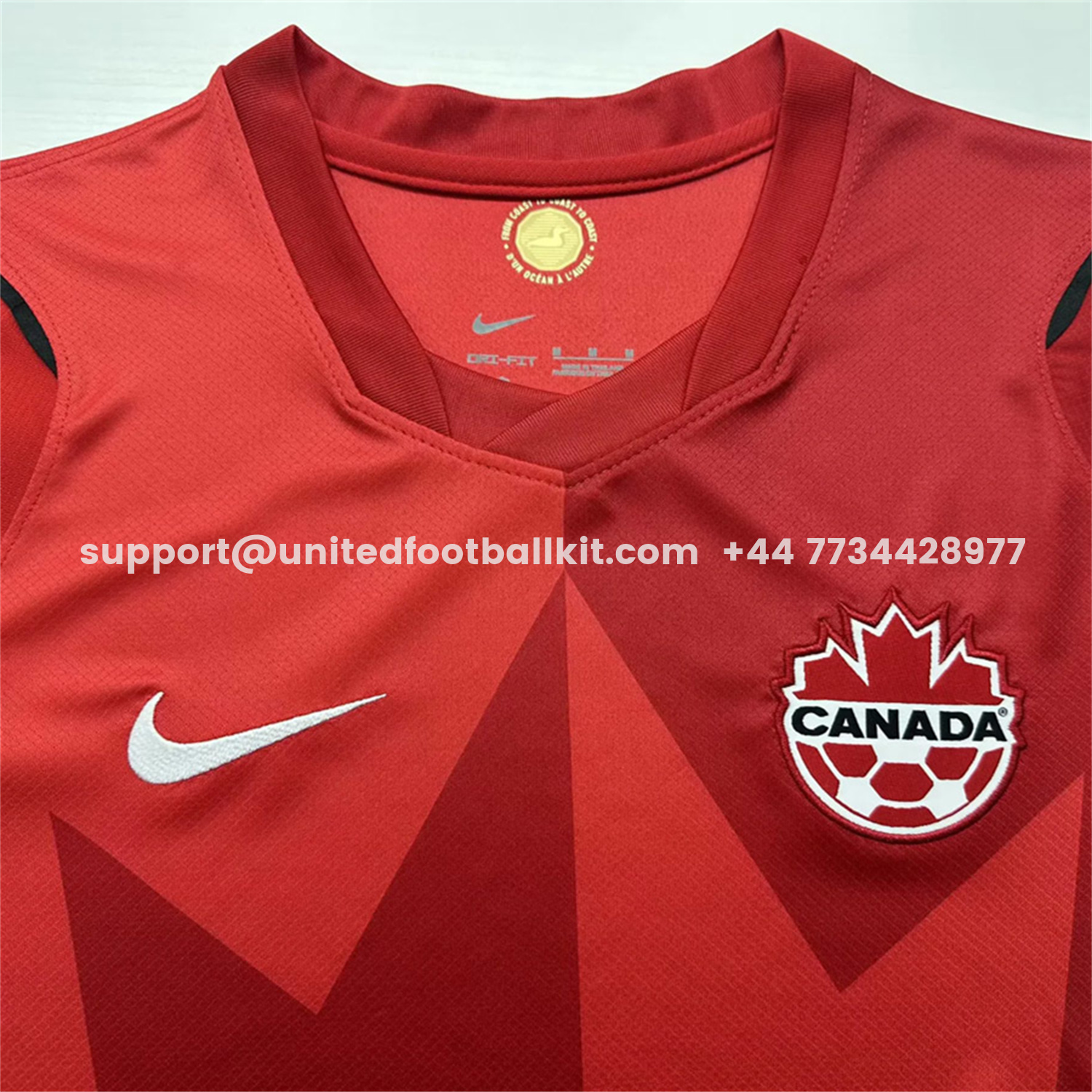 Unitedfootballkit.com | Canada 2026 Home Jersey - Fans Version -Customize Name, Number and Patch | Worldwide Shipping