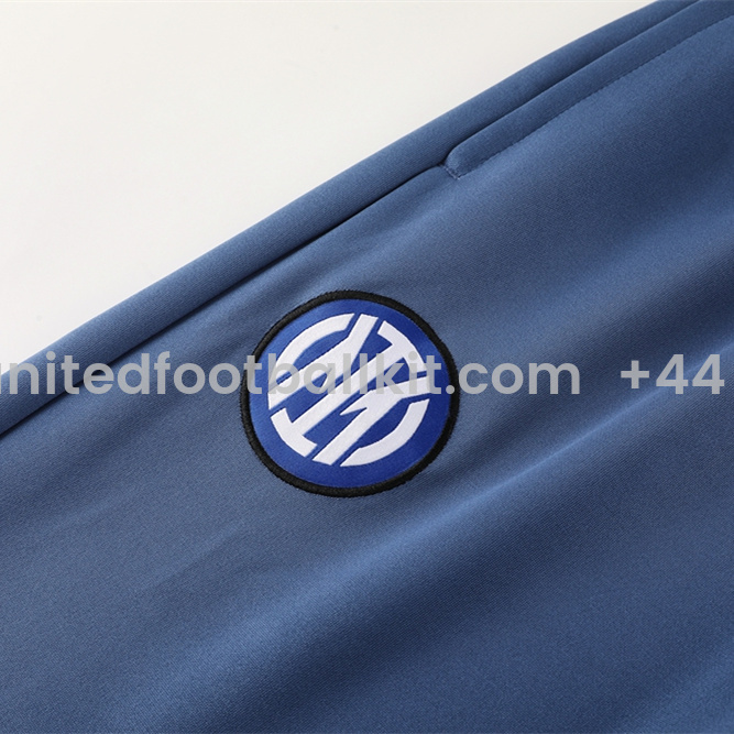 Unitedfootballkit.com | Inter Milan 24-25 Jacket Training Tracksuit - Light Blue -Customize Name, Number and Patch | Worldwide Shipping