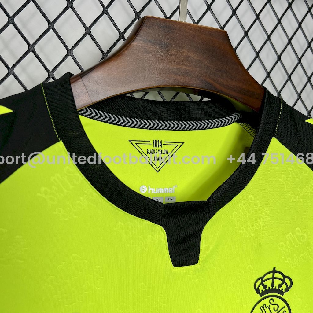 Unitedfootballkit.com | Real Betis 24-25 Away Jersey - Fans Version -Customize Name, Number and Patch | Worldwide Shipping