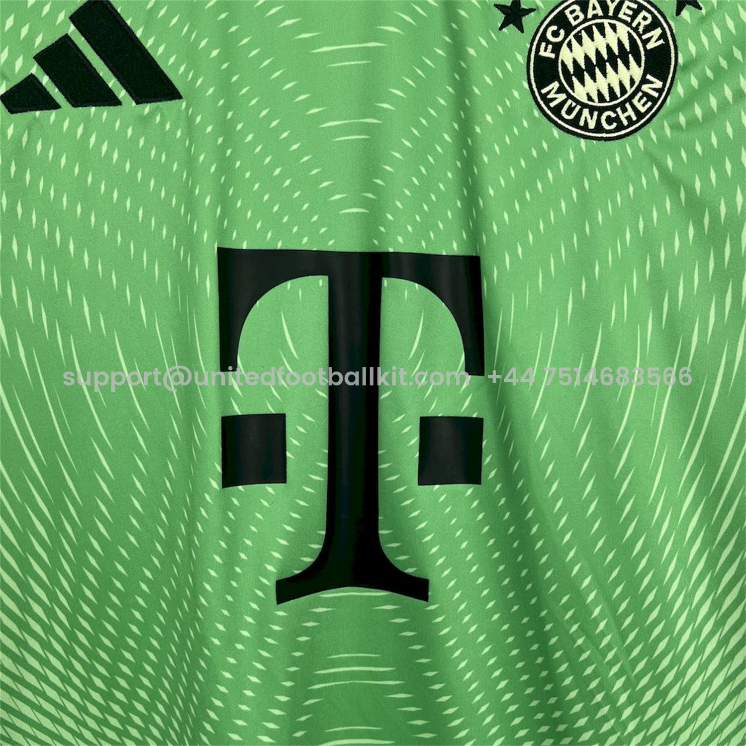 Unitedfootballkit.com | Bayern Munich 25-26 Green Goalkeeper Jersey - Fans Version -Customize Name, Number and Patch | Worldwide Shipping