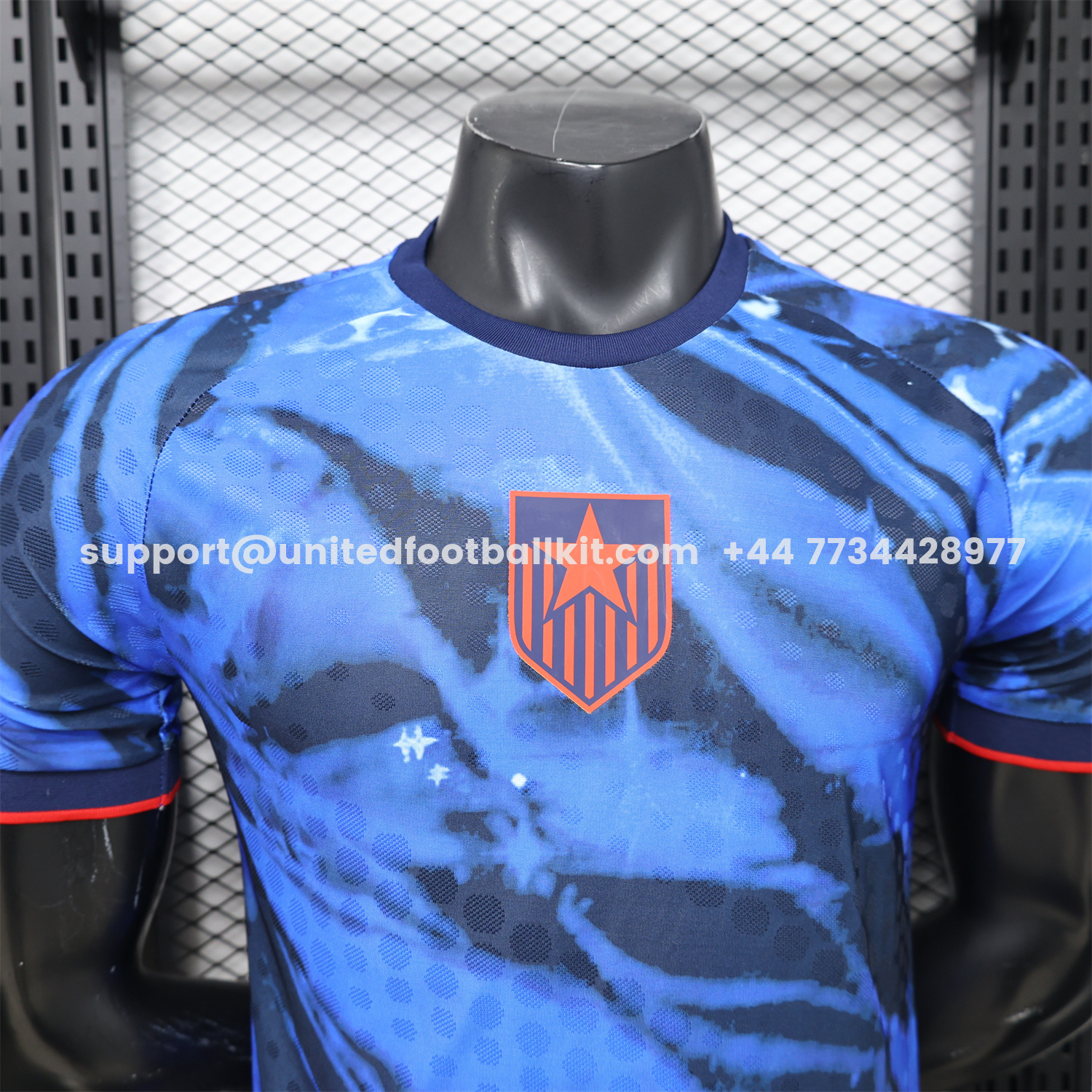 Unitedfootballkit.com | United States USA 2026 Star And Stripe Blue Special Jersey - Player Version -Customize Name, Number and Patch | Worldwide Shipping
