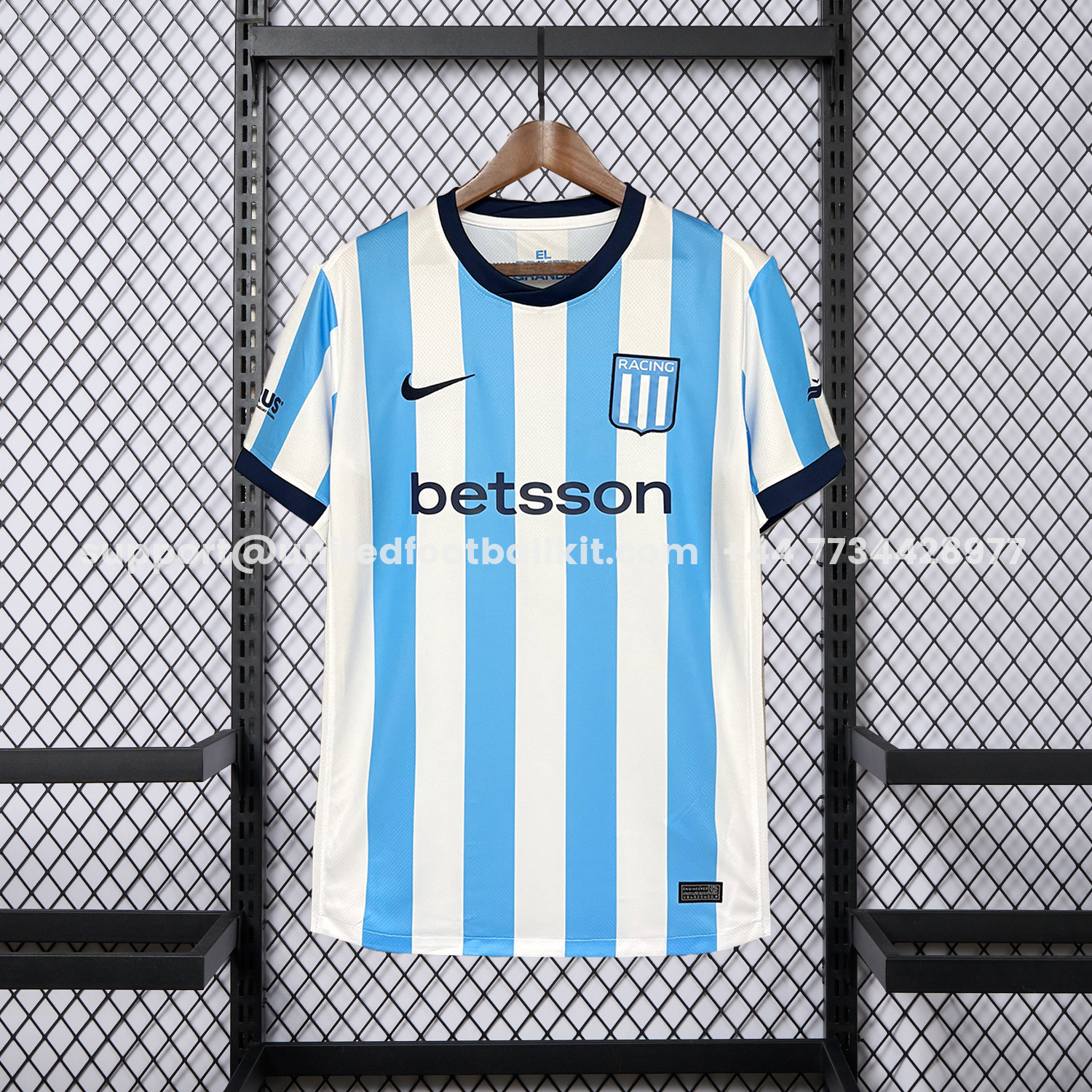 Unitedfootballkit.com | Racing Club de Avellaneda 26-27 Home Jersey - Fans Version -Customize Name, Number and Patch | Worldwide Shipping
