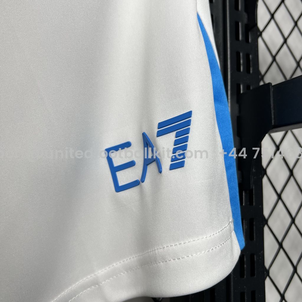 Unitedfootballkit.com | Napoli 24-25 Home Shorts - Fans Version -Customize Name, Number and Patch | Worldwide Shipping