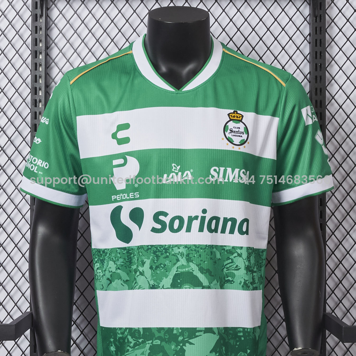 Unitedfootballkit.com | Santos Laguna 25-26 Home Jersey - Player Version -Customize Name, Number and Patch | Worldwide Shipping