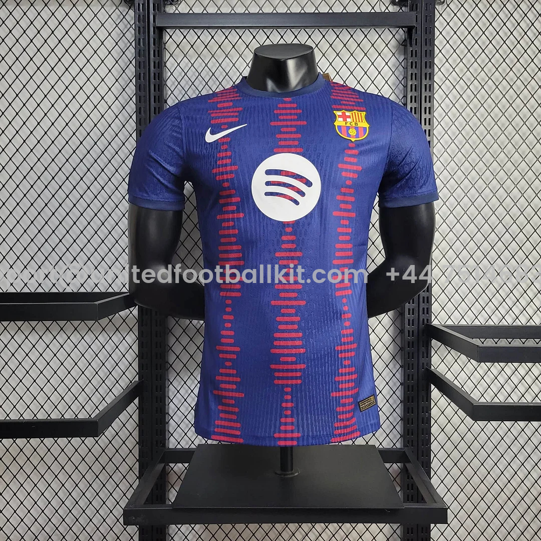 Unitedfootballkit.com | Barcelona 24-25 Volume Special Edition Jersey - Player Version -Customize Name, Number and Patch | Worldwide Shipping