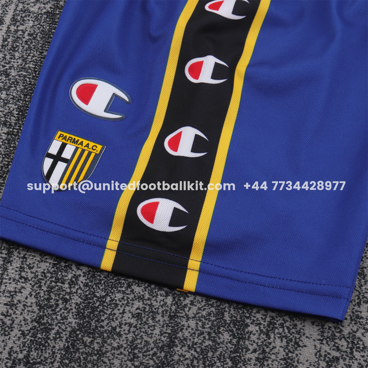 Unitedfootballkit.com | Retro Parma 2001-02 Home Kids Kit -Customize Name, Number and Patch | Worldwide Shipping