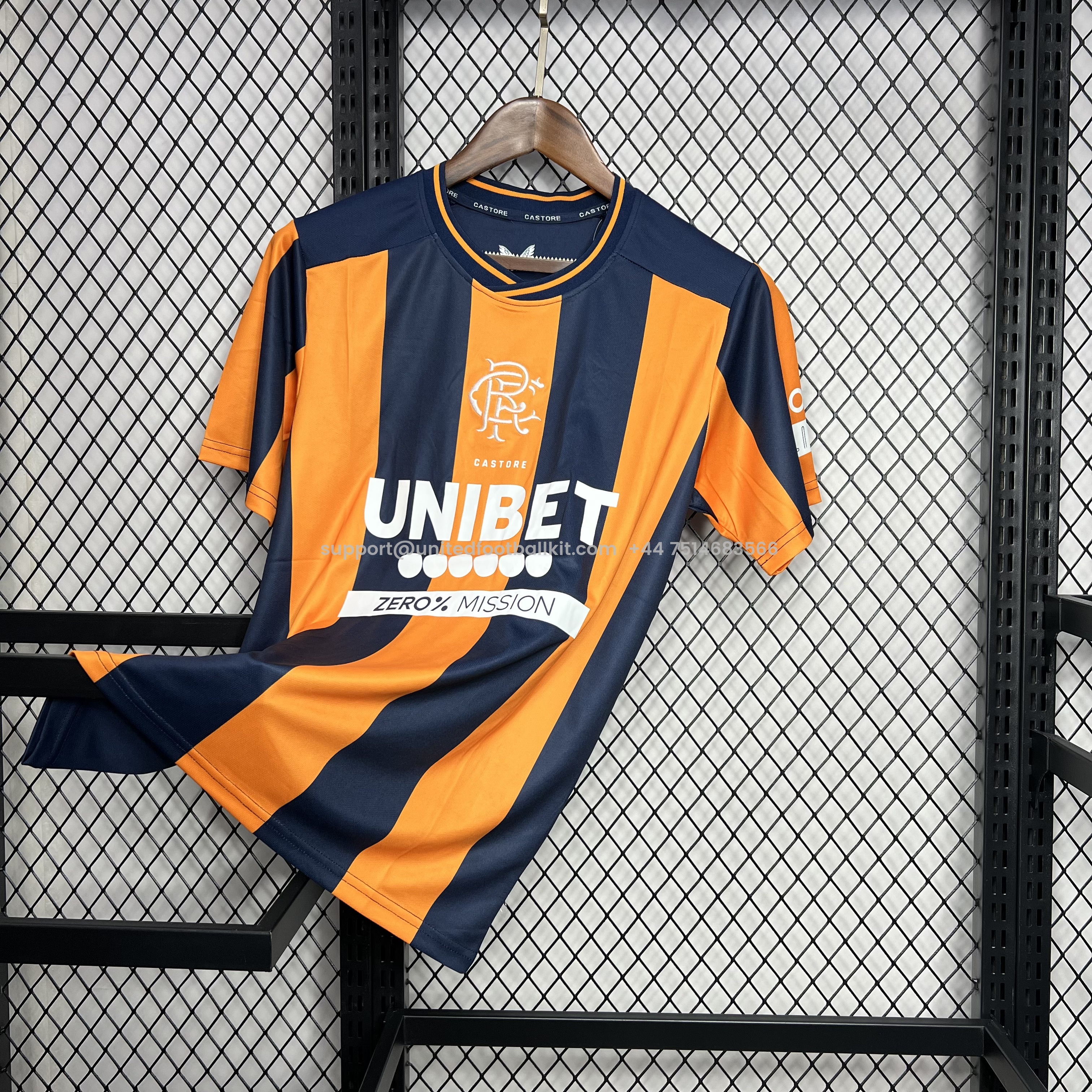 Unitedfootballkit.com | Glasgow Rangers 24-25 Third Jersey - Fans Version -Customize Name, Number and Patch | Worldwide Shipping