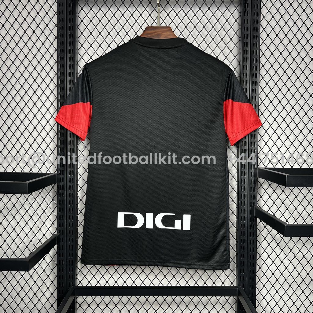 Unitedfootballkit.com | Athletic Bilbao 24-25 Pre-match Training Jersey - Fans Version -Customize Name, Number and Patch | Worldwide Shipping