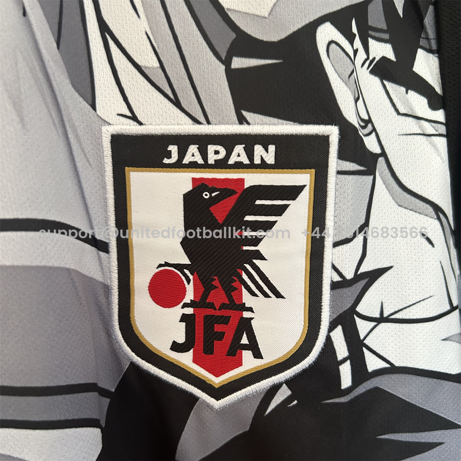 Unitedfootballkit.com | Japan 25-26 Dragon Ball Z Vegeta And Goku White Special Jersey - Fans Version -Customize Name, Number and Patch | Worldwide Shipping