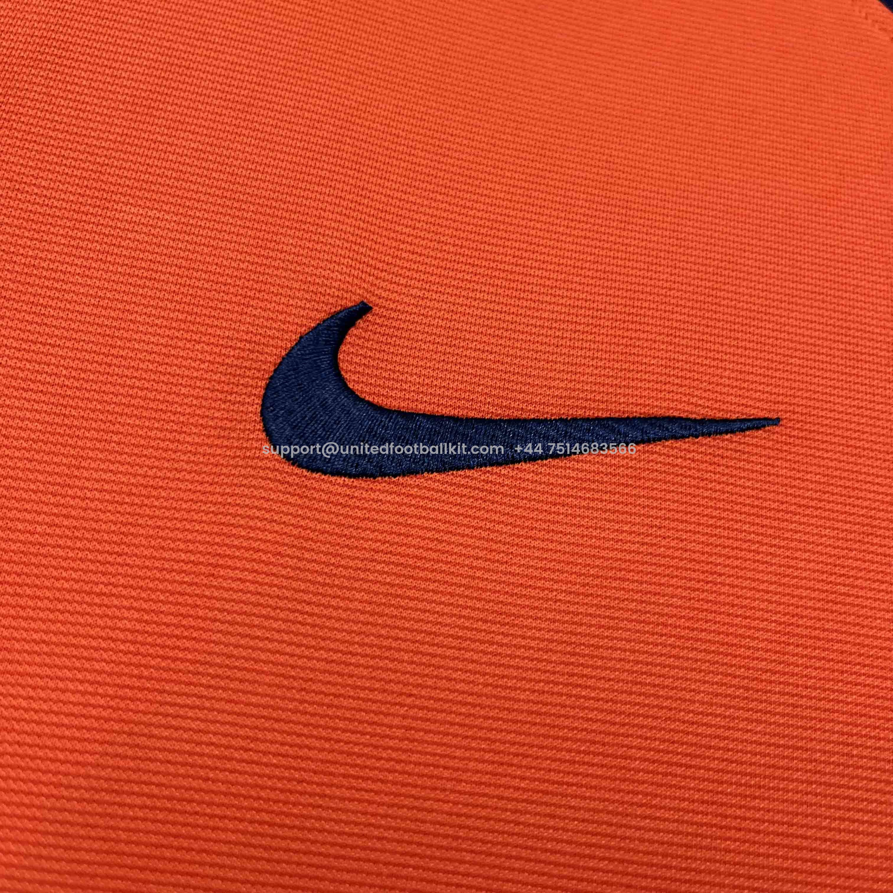 Unitedfootballkit.com | Netherlands 2024 Home Stadium Jersey - Fans Version -Customize Name, Number and Patch | Worldwide Shipping