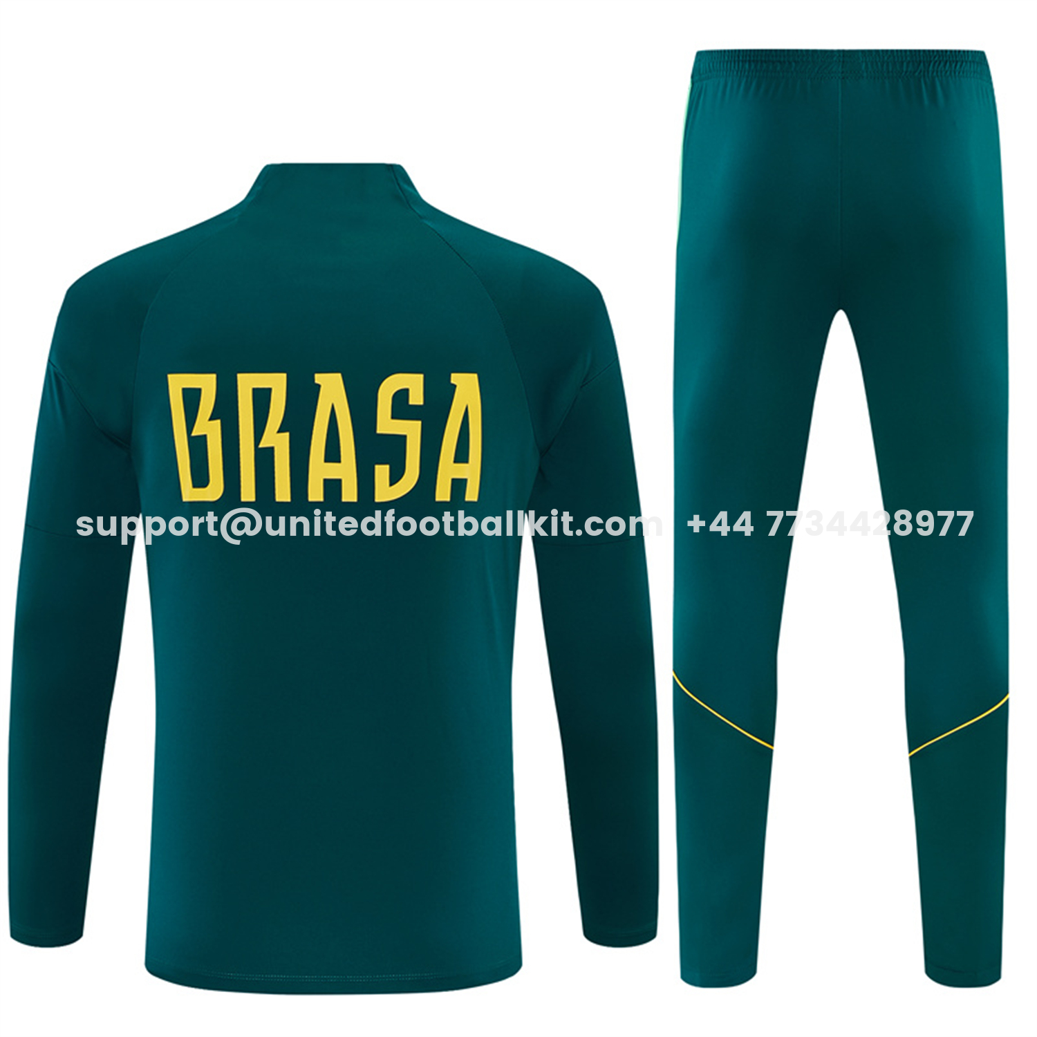 Unitedfootballkit.com | Brazil 2026 Long Sleeves Training Set - Colors Top & Colors Pants -Customize Name, Number and Patch | Worldwide Shipping