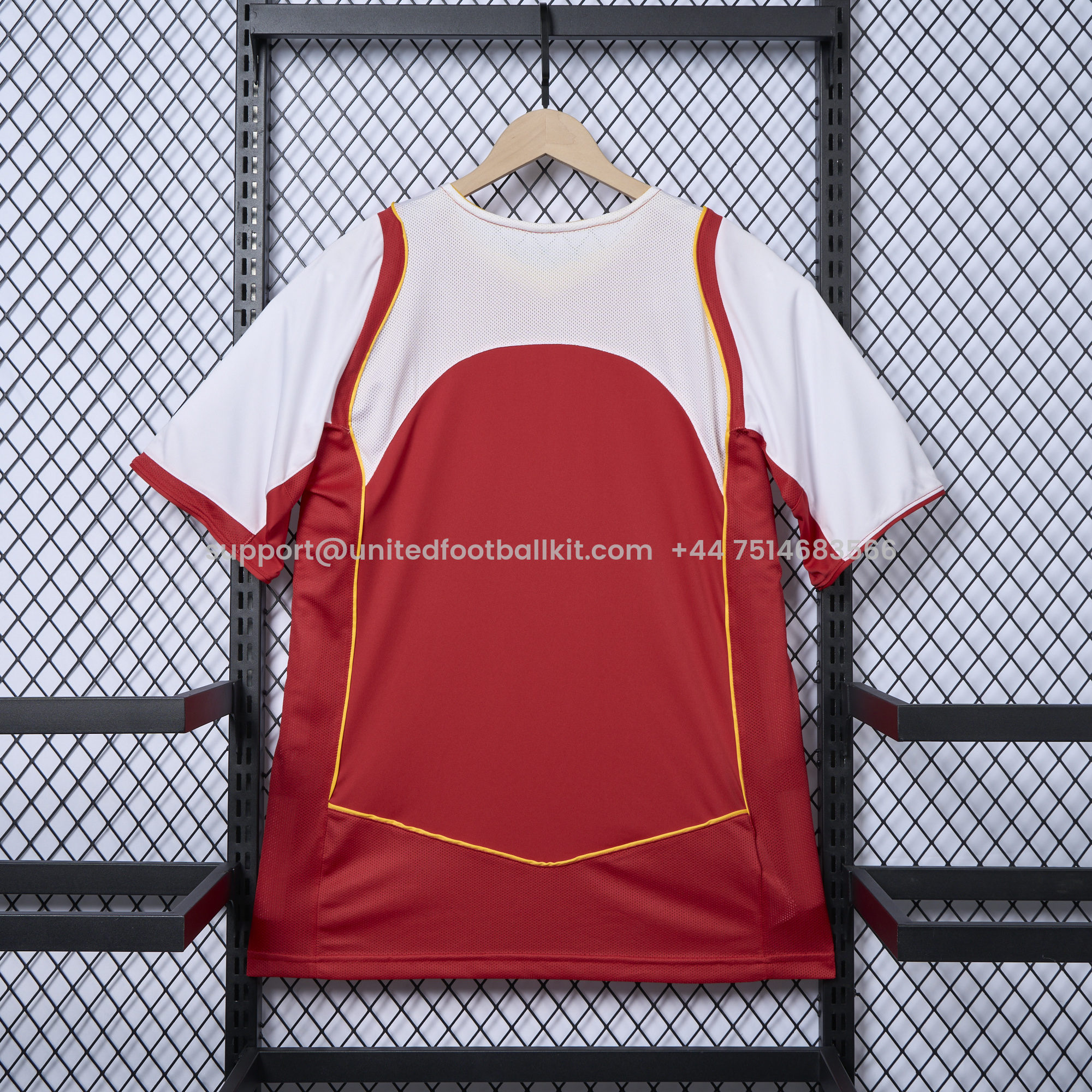 Unitedfootballkit.com | Retro Arsenal 04-05 Home Stadium Jersey -Customize Name, Number and Patch | Worldwide Shipping