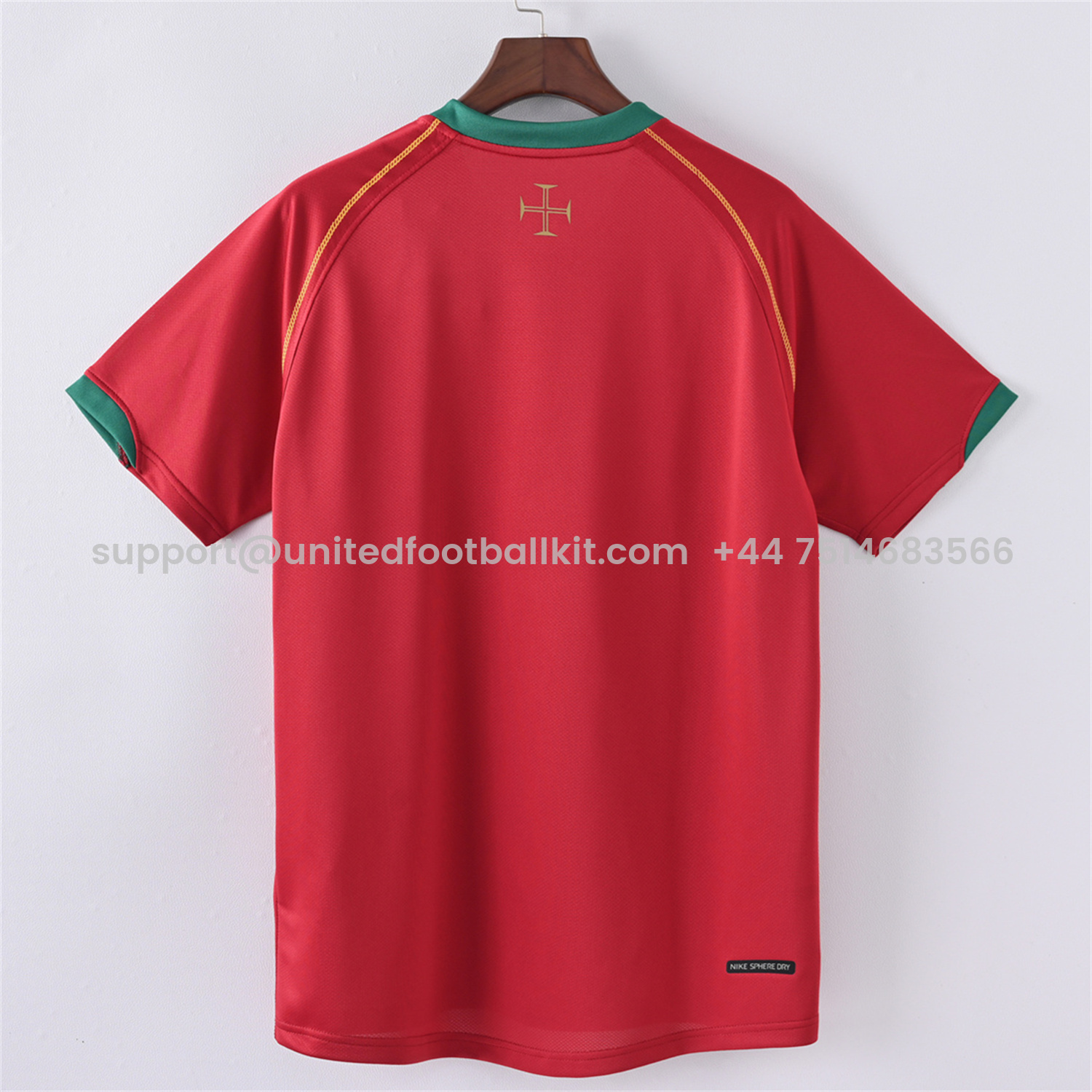 Unitedfootballkit.com | Retro Portugal 2006 Home Jersey -Customize Name, Number and Patch | Worldwide Shipping