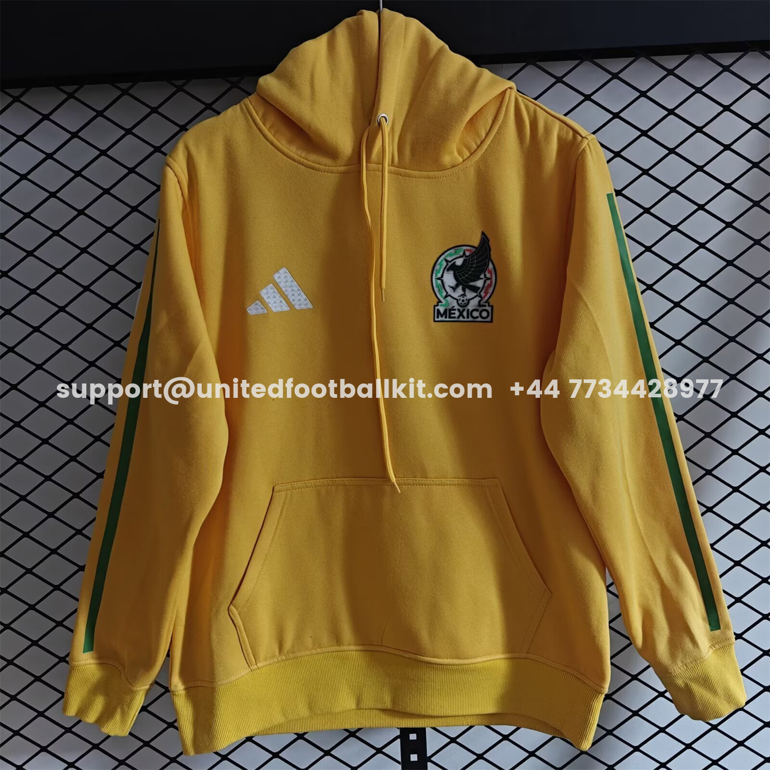Unitedfootballkit.com | Mexico 2026 Away Unisex Pullover Hoodie -Customize Name, Number and Patch | Worldwide Shipping