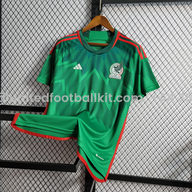 Unitedfootballkit.com | Mexico 22-23 Home Stadium Jersey - Fans Version -Customize Name, Number and Patch | Worldwide Shipping