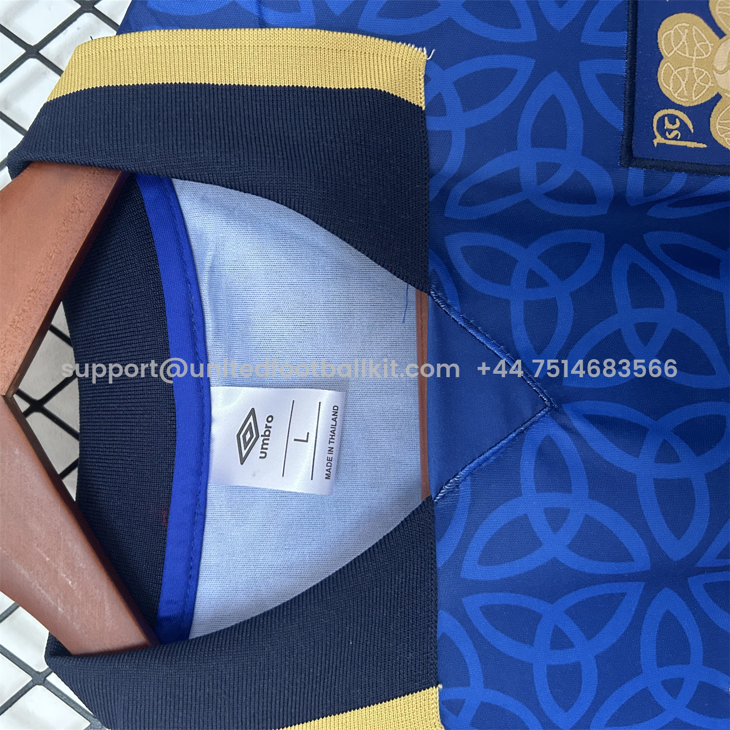 Unitedfootballkit.com | Ireland 2025 St. Patrick's Day Blue Jersey - Fans Version -Customize Name, Number and Patch | Worldwide Shipping