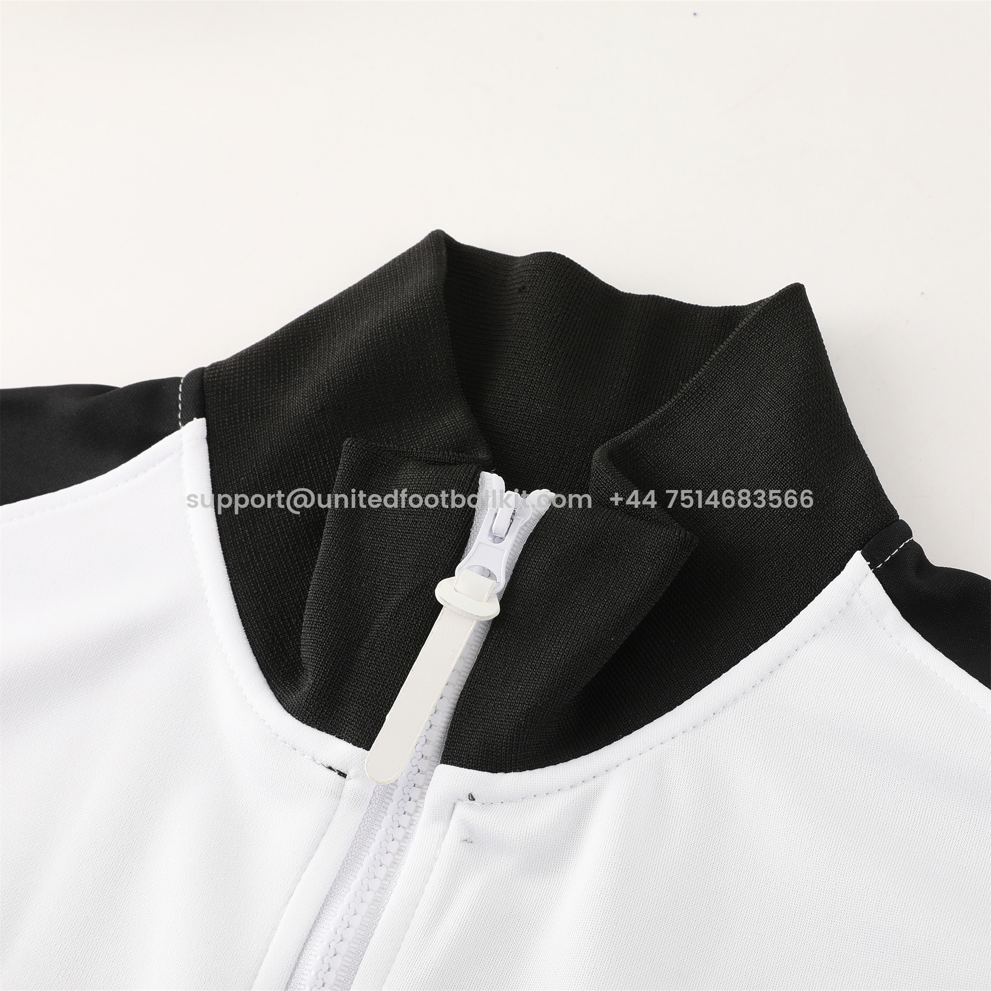 Unitedfootballkit.com | Pumas UNAM 24-25 Jacket Training Tracksuit - White -Customize Name, Number and Patch | Worldwide Shipping