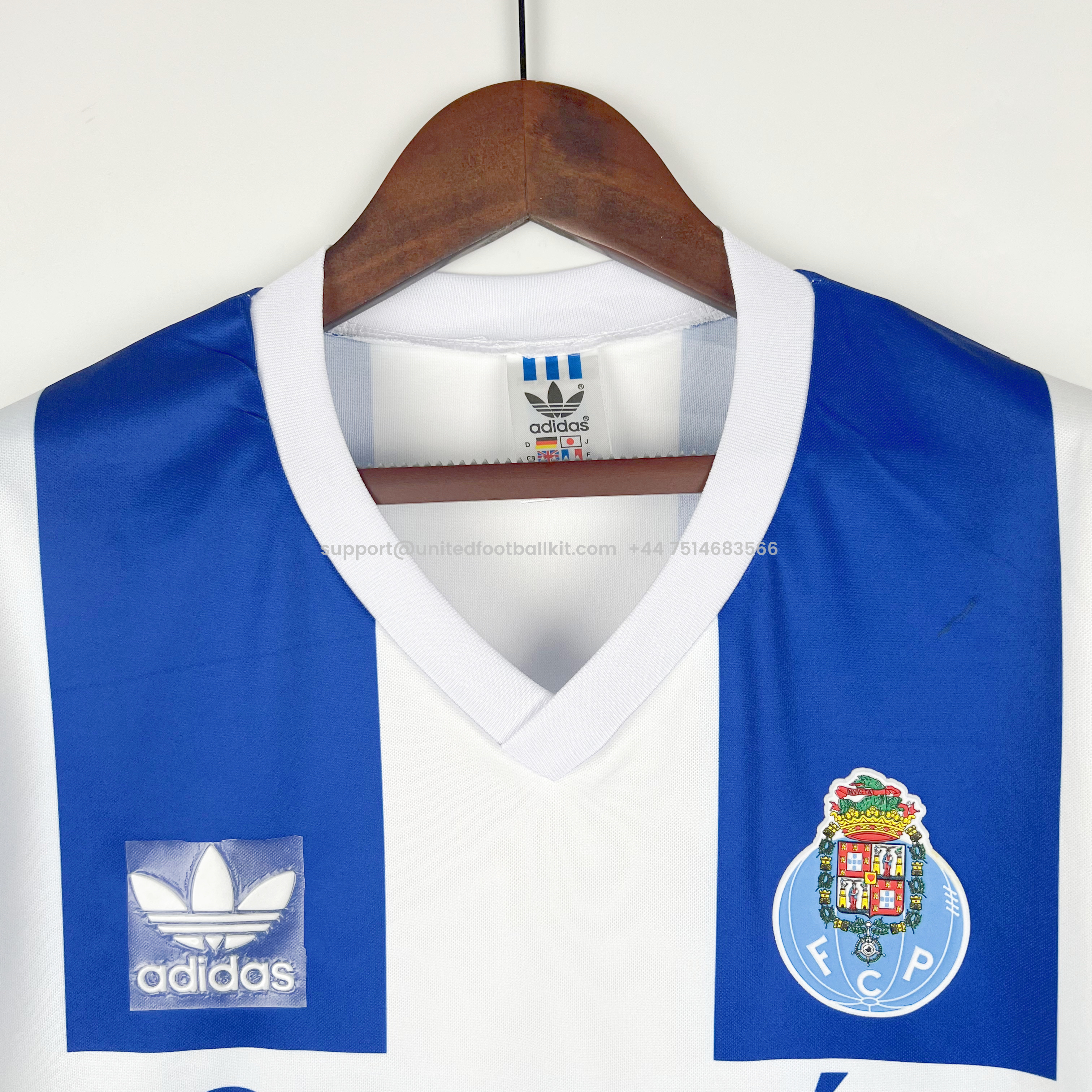 Unitedfootballkit.com | Retro Porto 1990-93 Home Stadium Jersey -Customize Name, Number and Patch | Worldwide Shipping