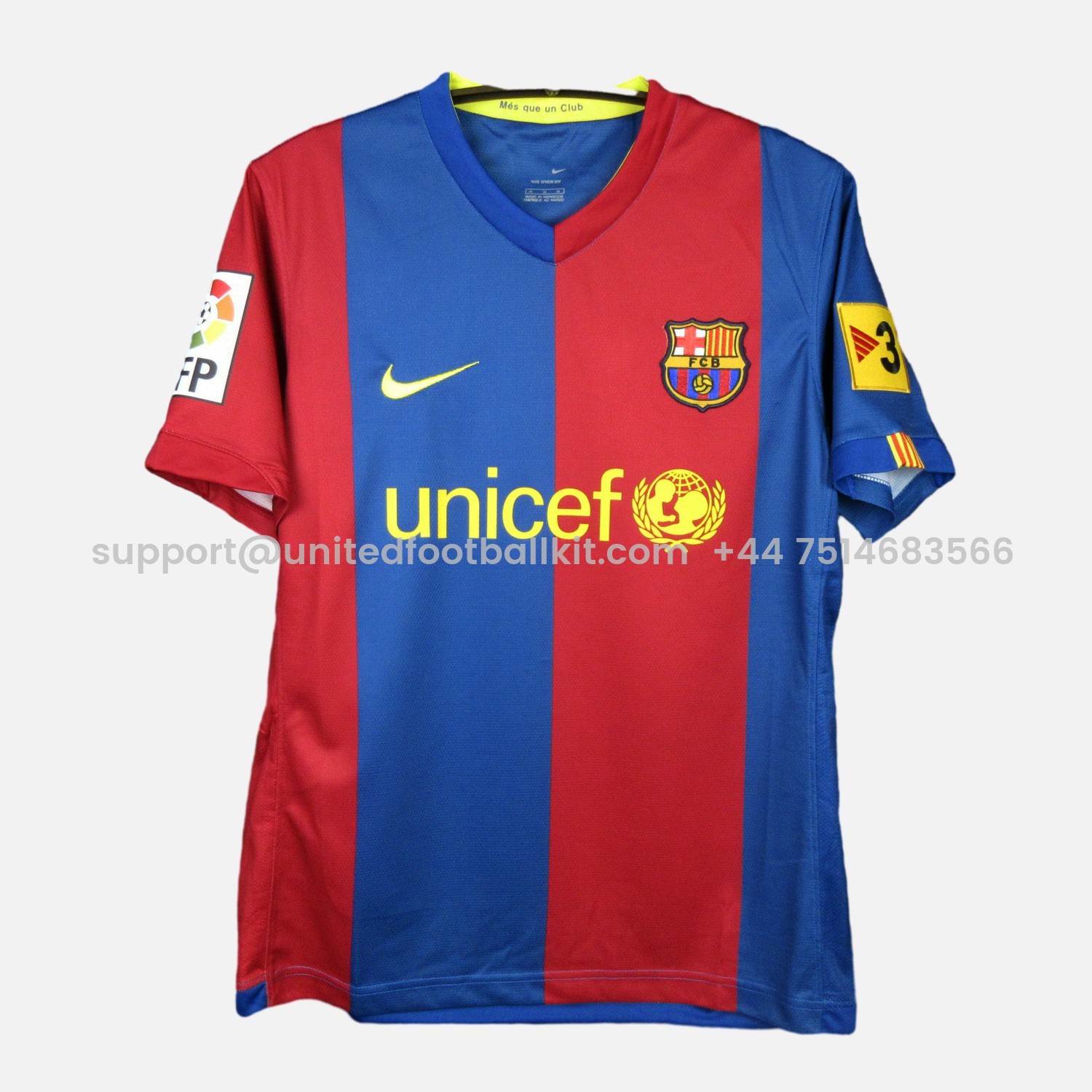 Unitedfootballkit.com | Retro Barcelona 06-07 Home Stadium Jersey -Customize Name, Number and Patch | Worldwide Shipping