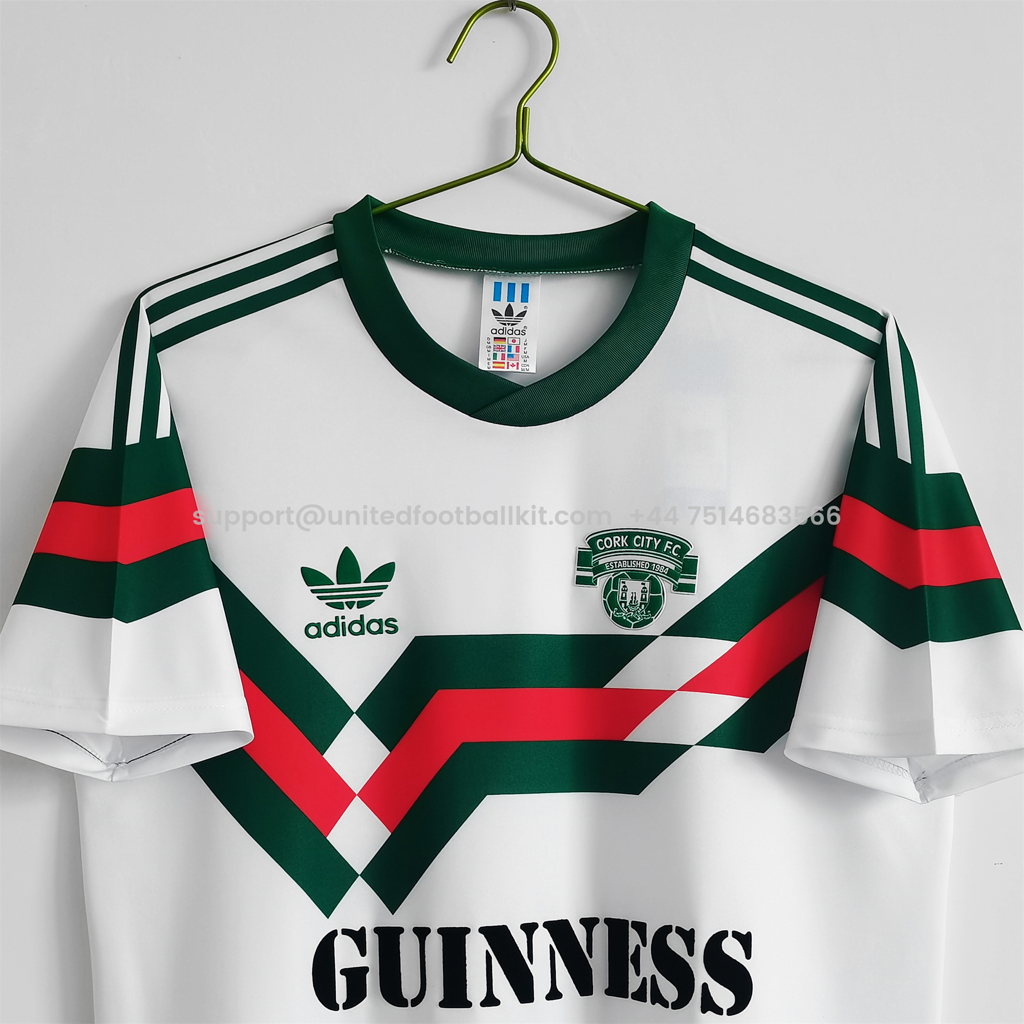Unitedfootballkit.com | Retro Cork City 1989-91 Home Jersey -Customize Name, Number and Patch | Worldwide Shipping