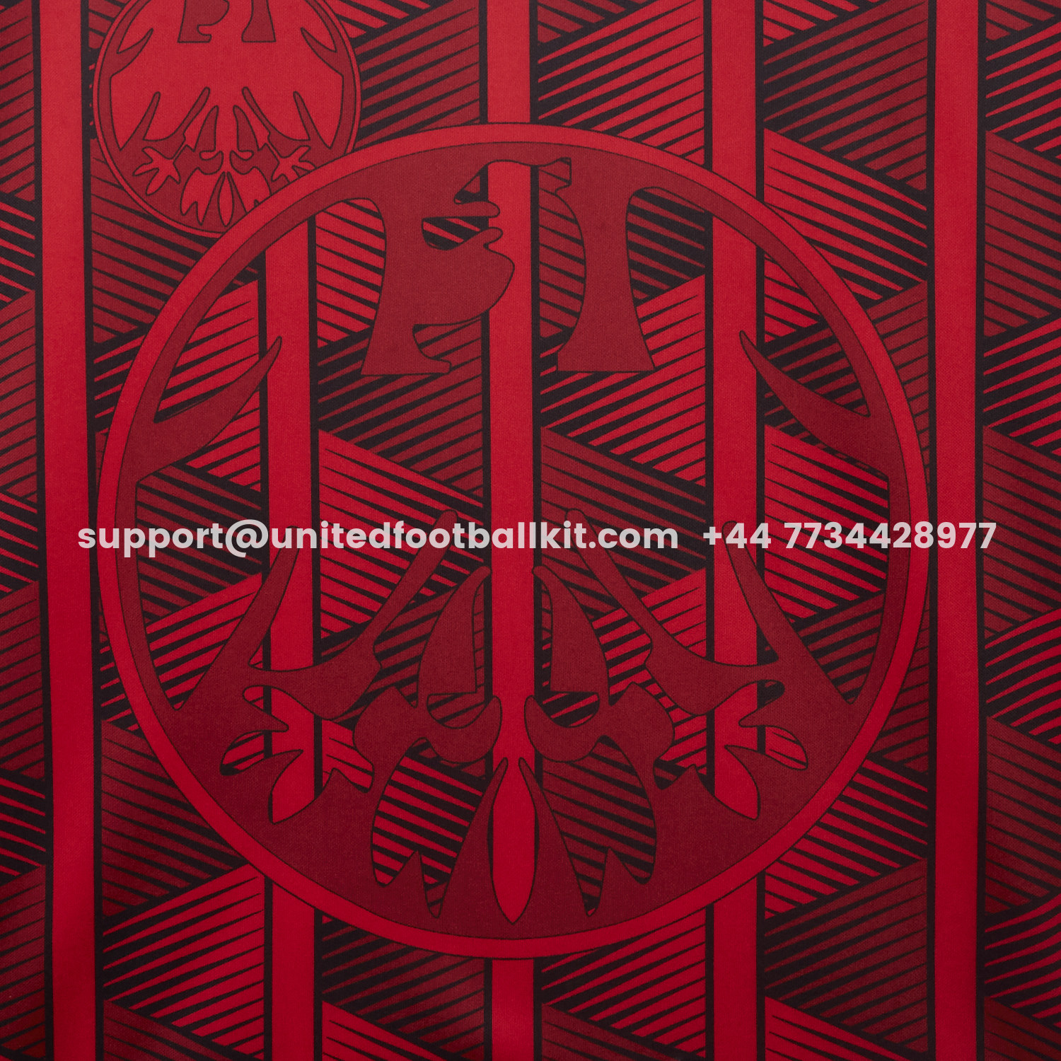 Unitedfootballkit.com | Retro Frankfurt 1995-96 Home Jersey -Customize Name, Number and Patch | Worldwide Shipping