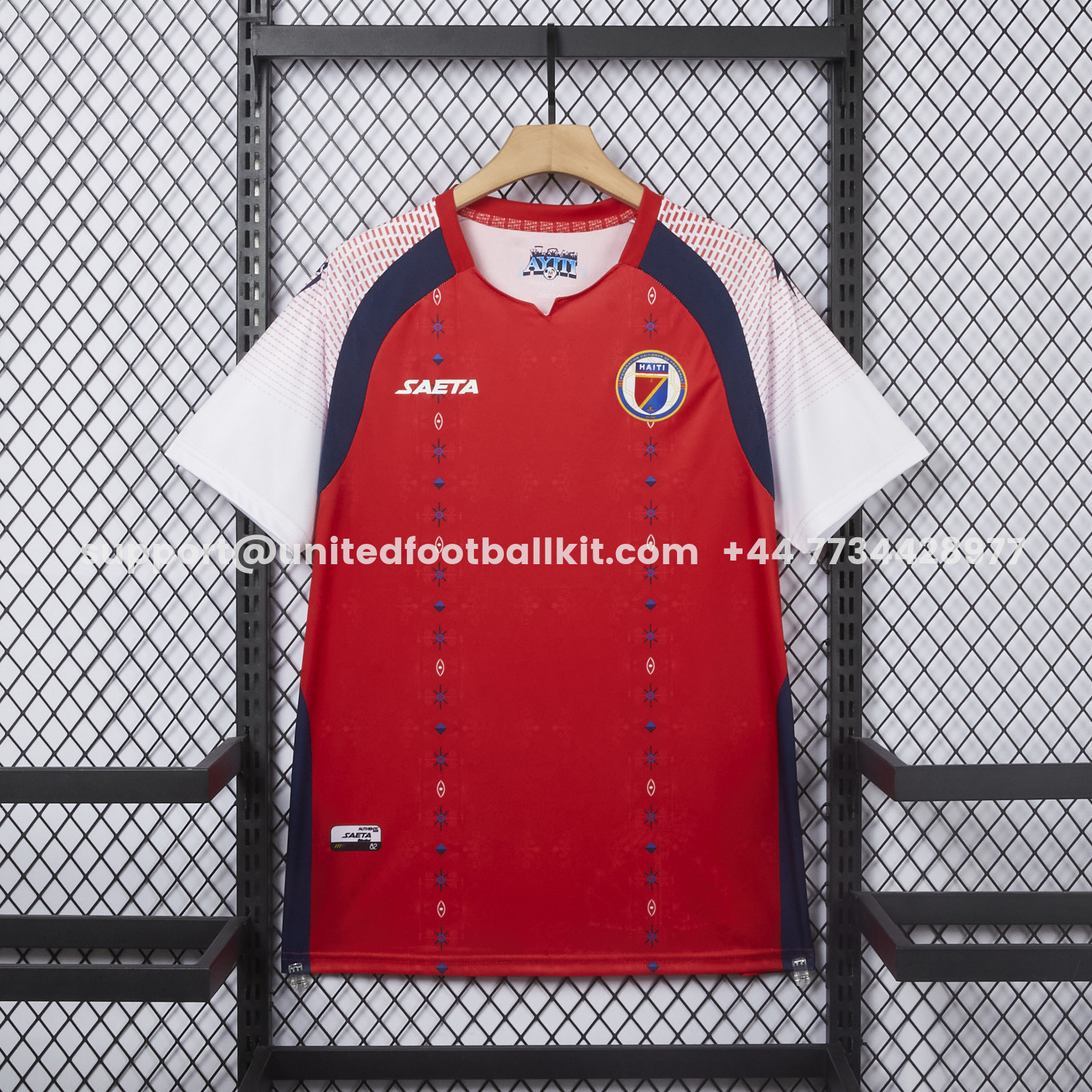 Unitedfootballkit.com | Haiti 2026 Third Red Jersey - Fans Version -Customize Name, Number and Patch | Worldwide Shipping