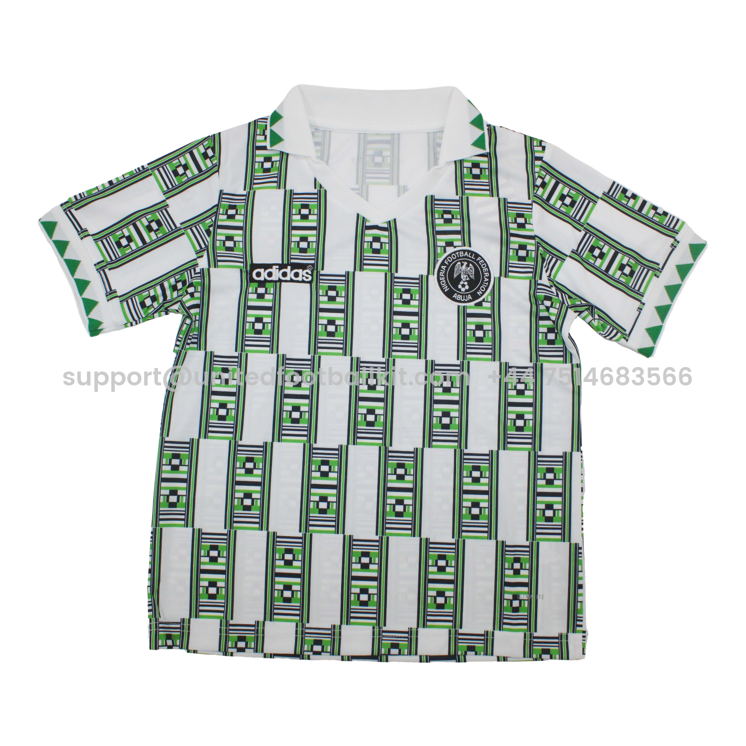 Unitedfootballkit.com | Retro Nigeria 1994 Away Kids Kit -Customize Name, Number and Patch | Worldwide Shipping