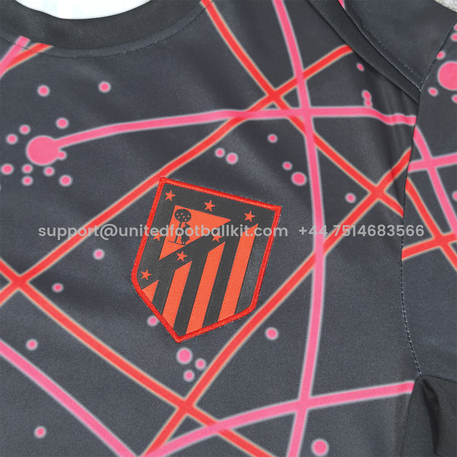 Unitedfootballkit.com | Atlético Madrid 25-26 Purple And Black Training Jersey - Fans Version -Customize Name, Number and Patch | Worldwide Shipping